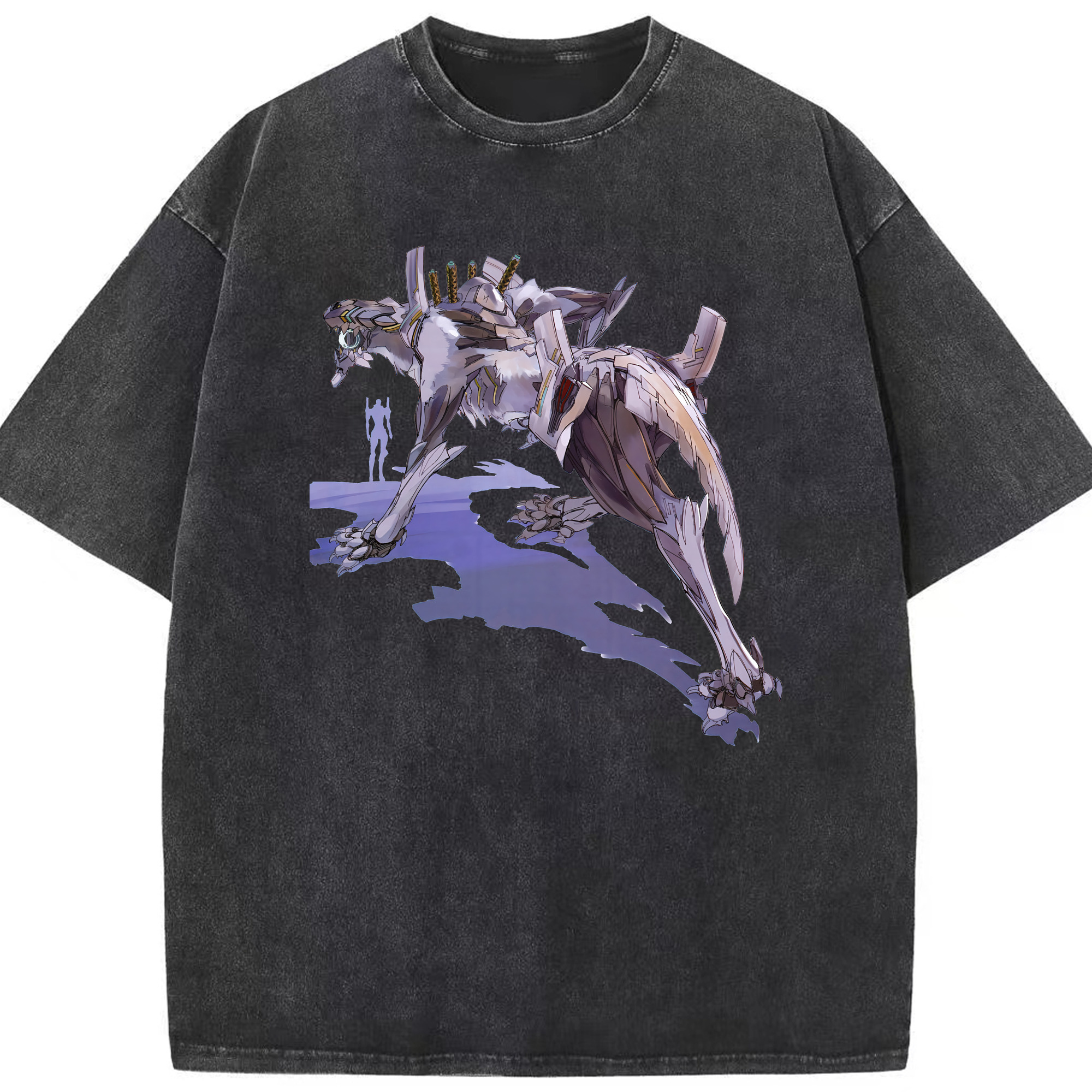 （画像用） EVA 新世紀エヴァンゲリオン 綿100% ヴィンテージ風 半袖Tシャツ（フロントプリント）
