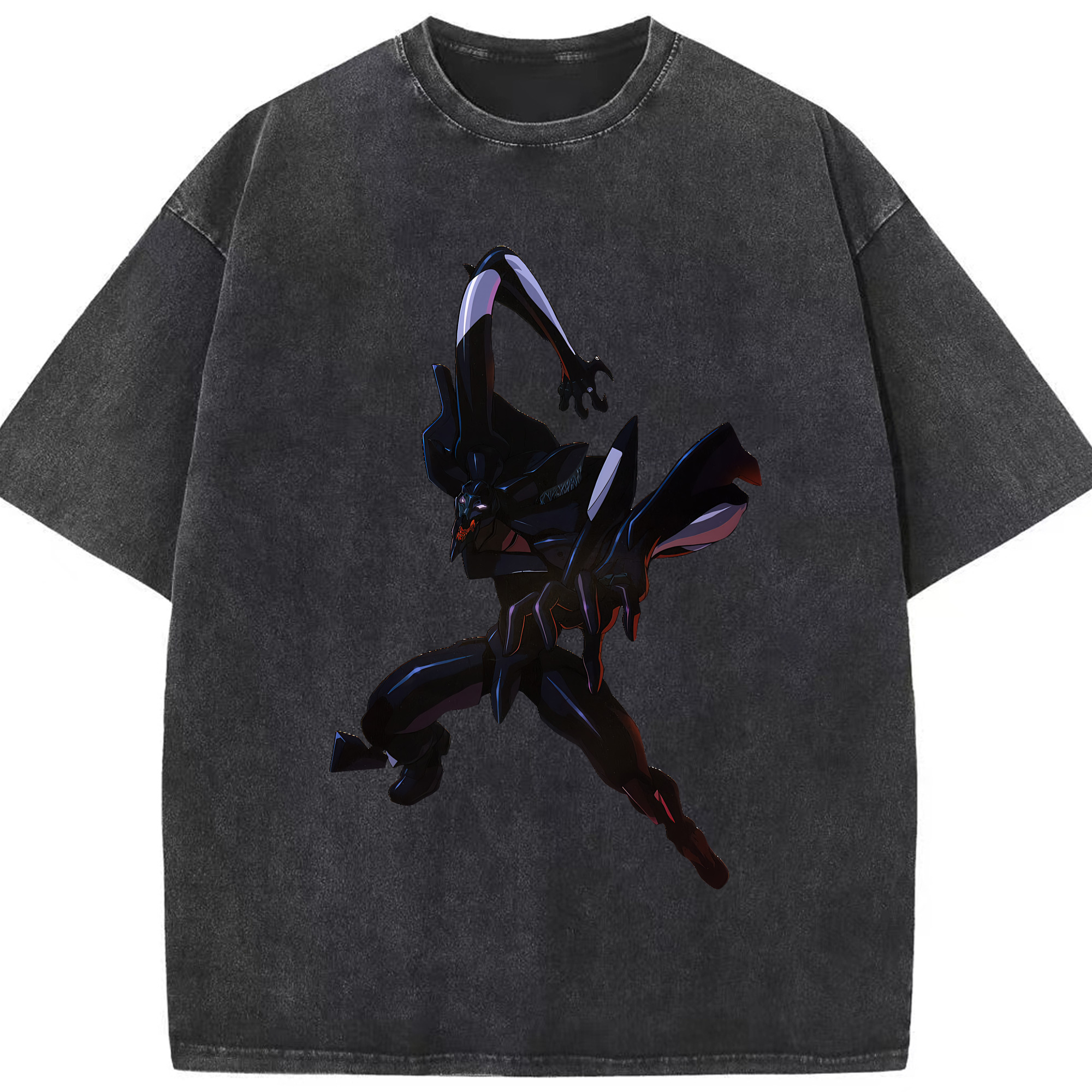 （画像用） EVA 新世紀エヴァンゲリオン 綿100% ヴィンテージ風 半袖Tシャツ（フロントプリント）