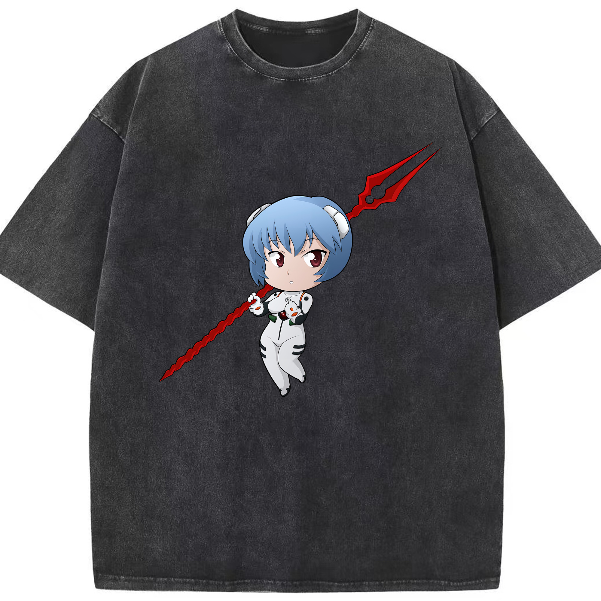 （画像用） EVA 新世紀エヴァンゲリオン 綿100% ヴィンテージ風 半袖Tシャツ（フロントプリント）
