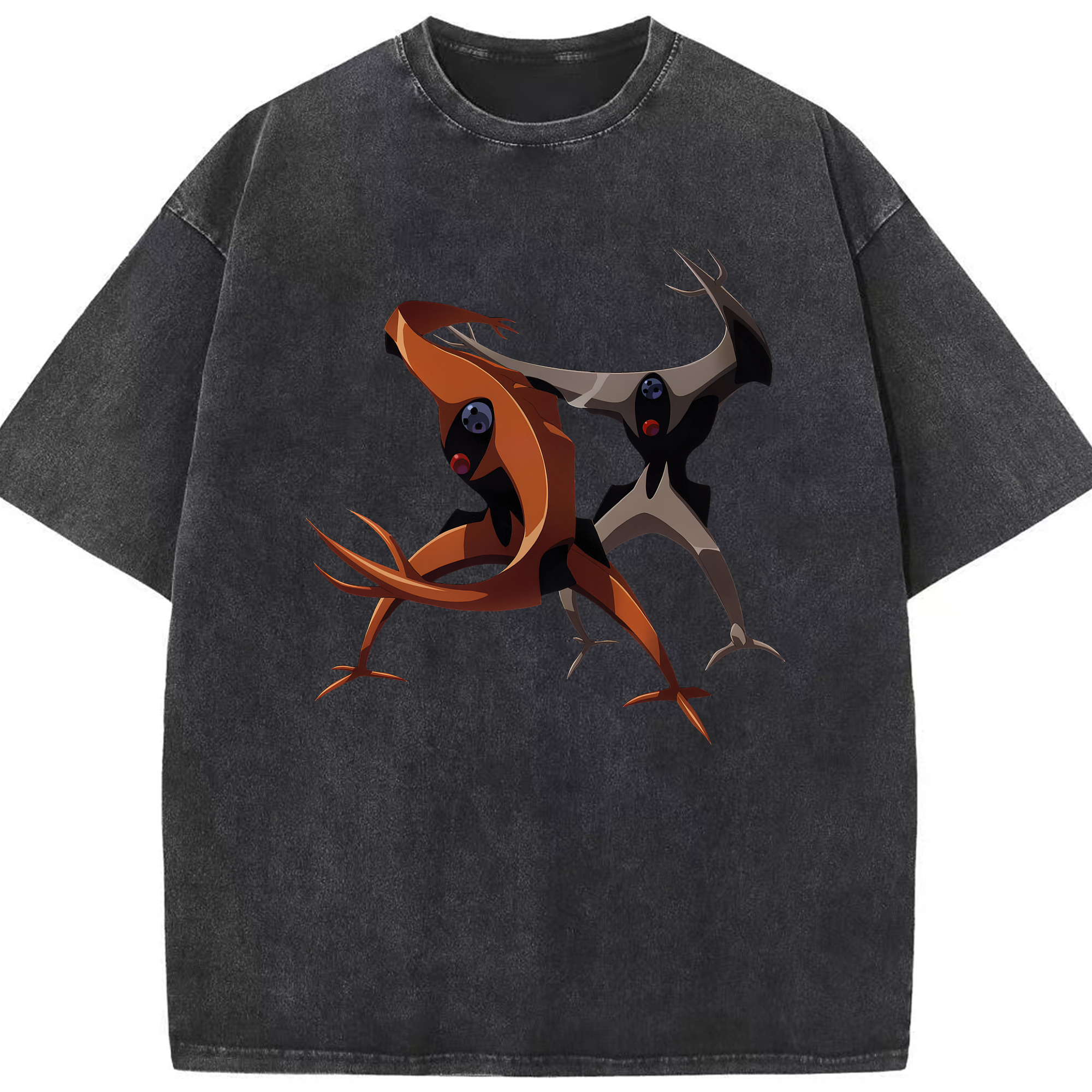 （画像用） EVA 新世紀エヴァンゲリオン 綿100% ヴィンテージ風 半袖Tシャツ（フロントプリント）
