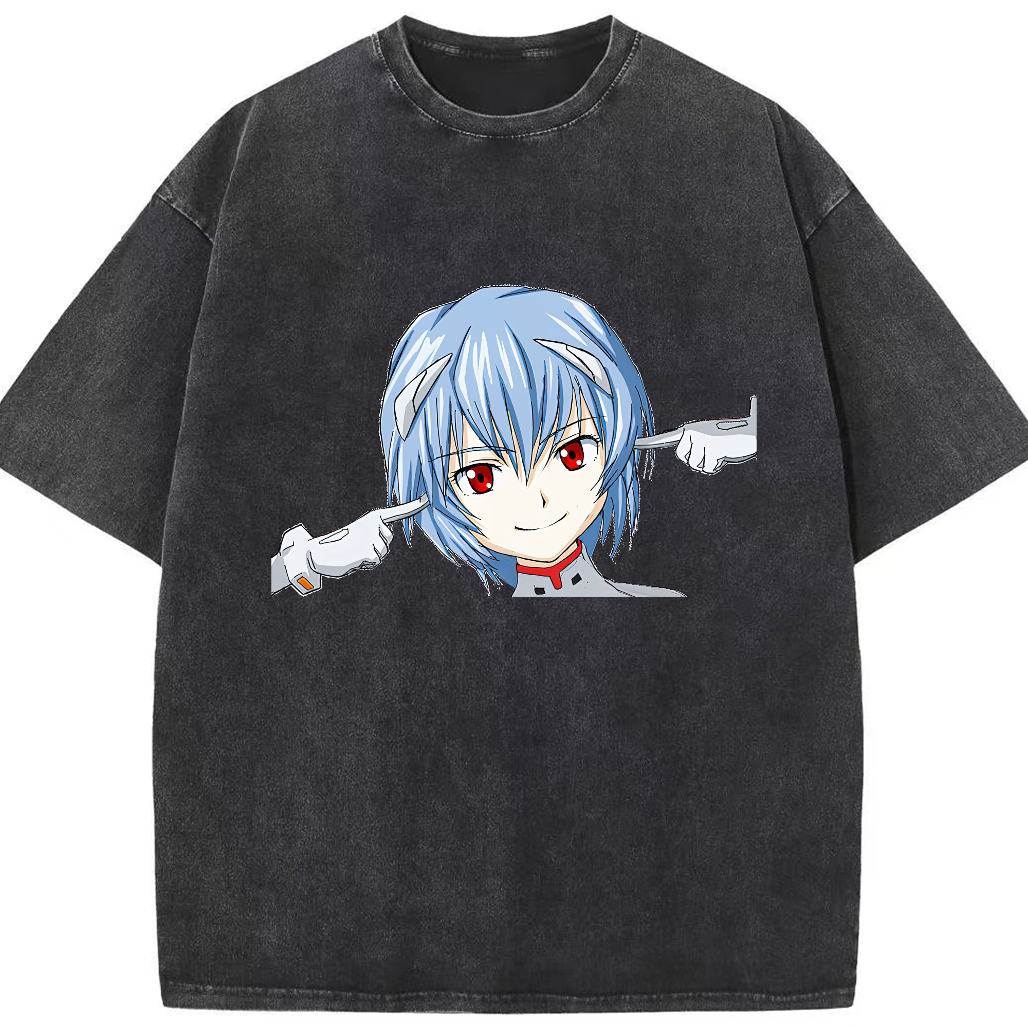（画像用） EVA 新世紀エヴァンゲリオン 綿100% ヴィンテージ風 半袖Tシャツ（フロントプリント）