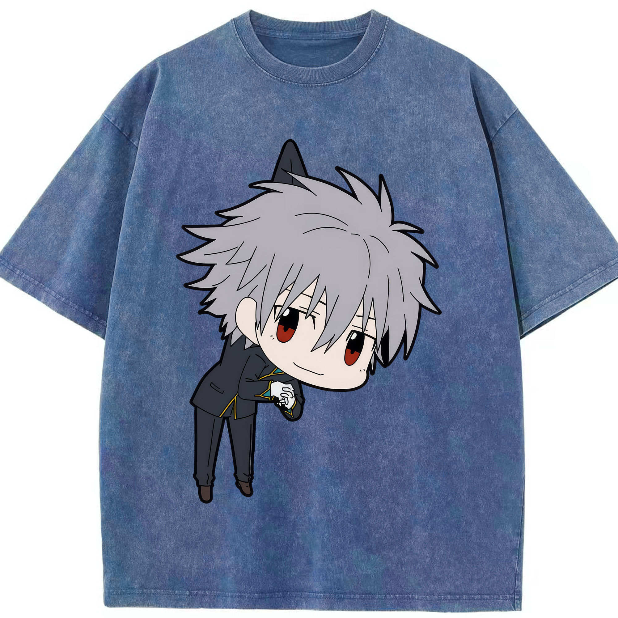 （画像用） EVA 新世紀エヴァンゲリオン 綿100% ヴィンテージ風 半袖Tシャツ（フロントプリント）
