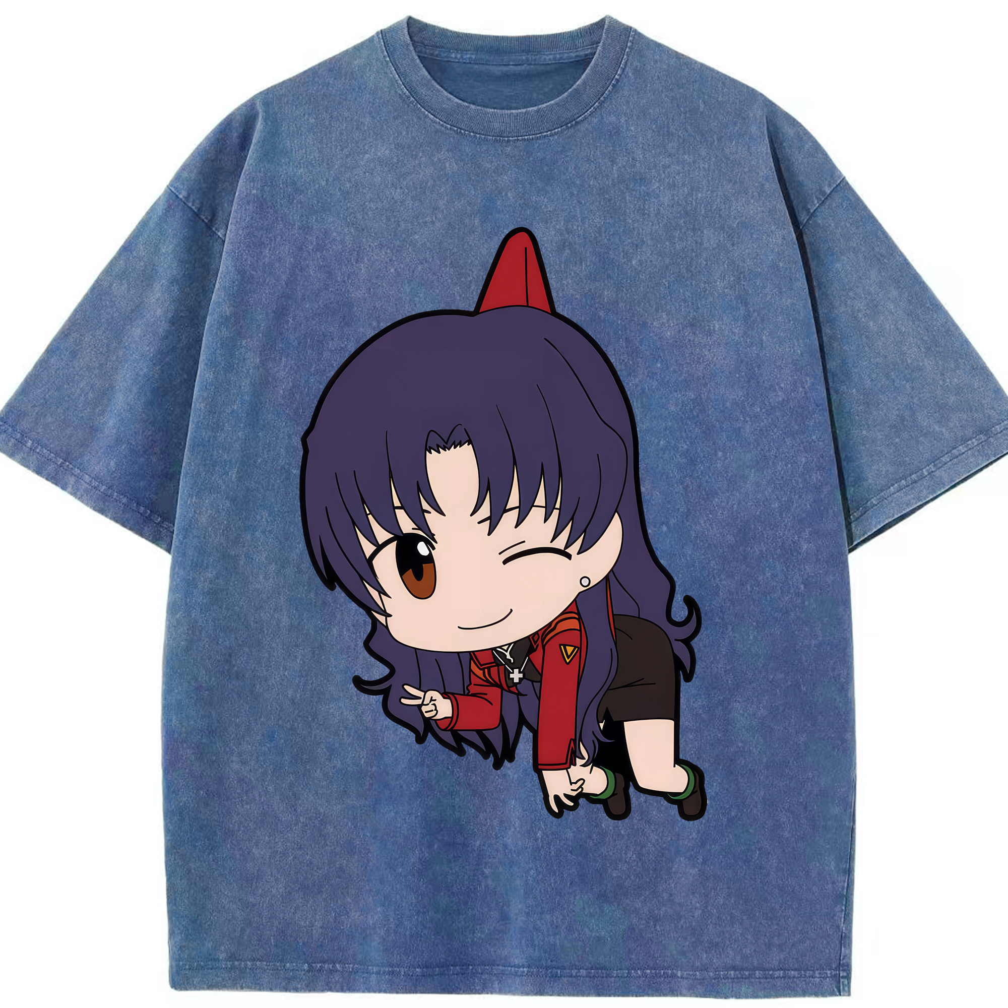 （画像用） EVA 新世紀エヴァンゲリオン 綿100% ヴィンテージ風 半袖Tシャツ（フロントプリント）