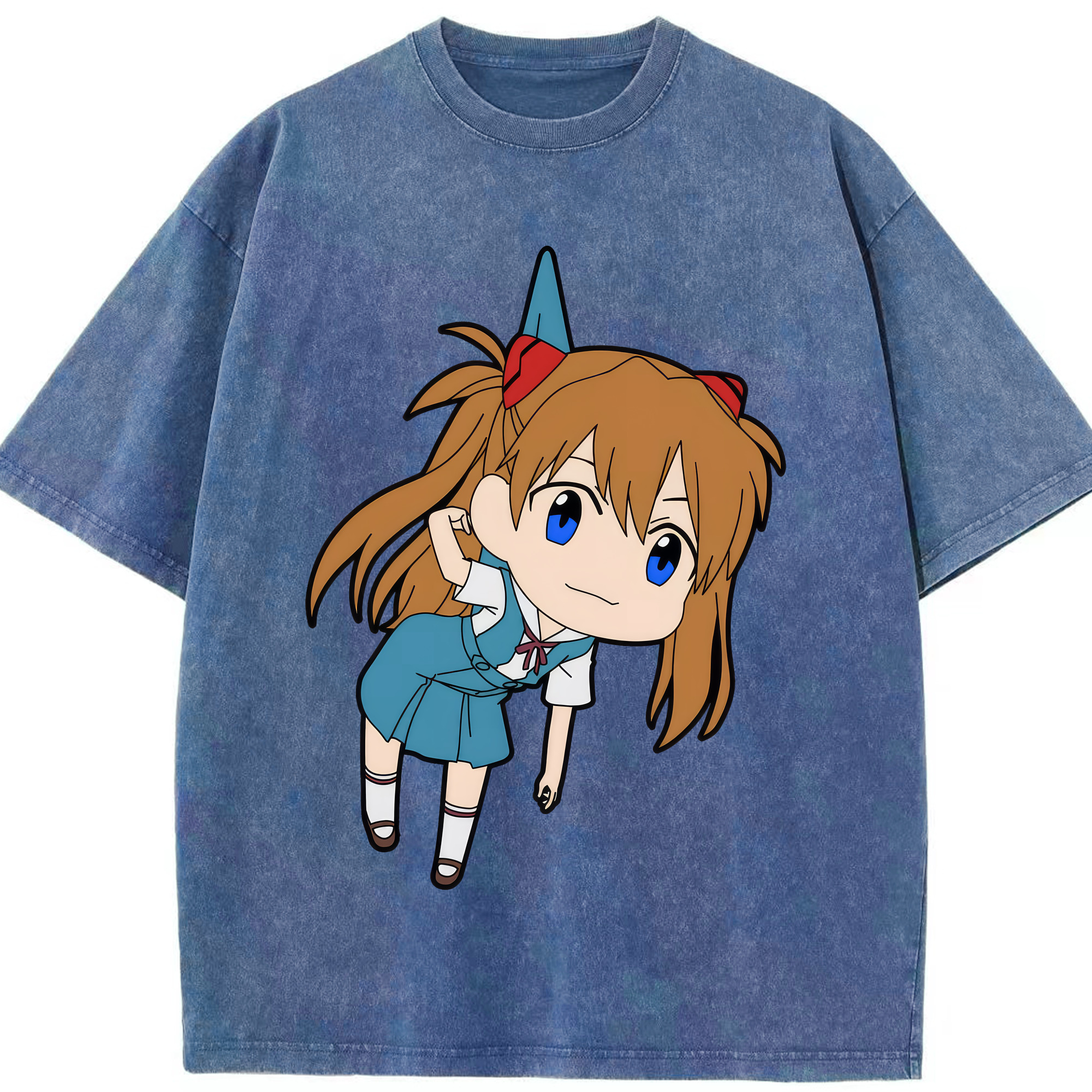（画像用） EVA 新世紀エヴァンゲリオン 綿100% ヴィンテージ風 半袖Tシャツ（フロントプリント）