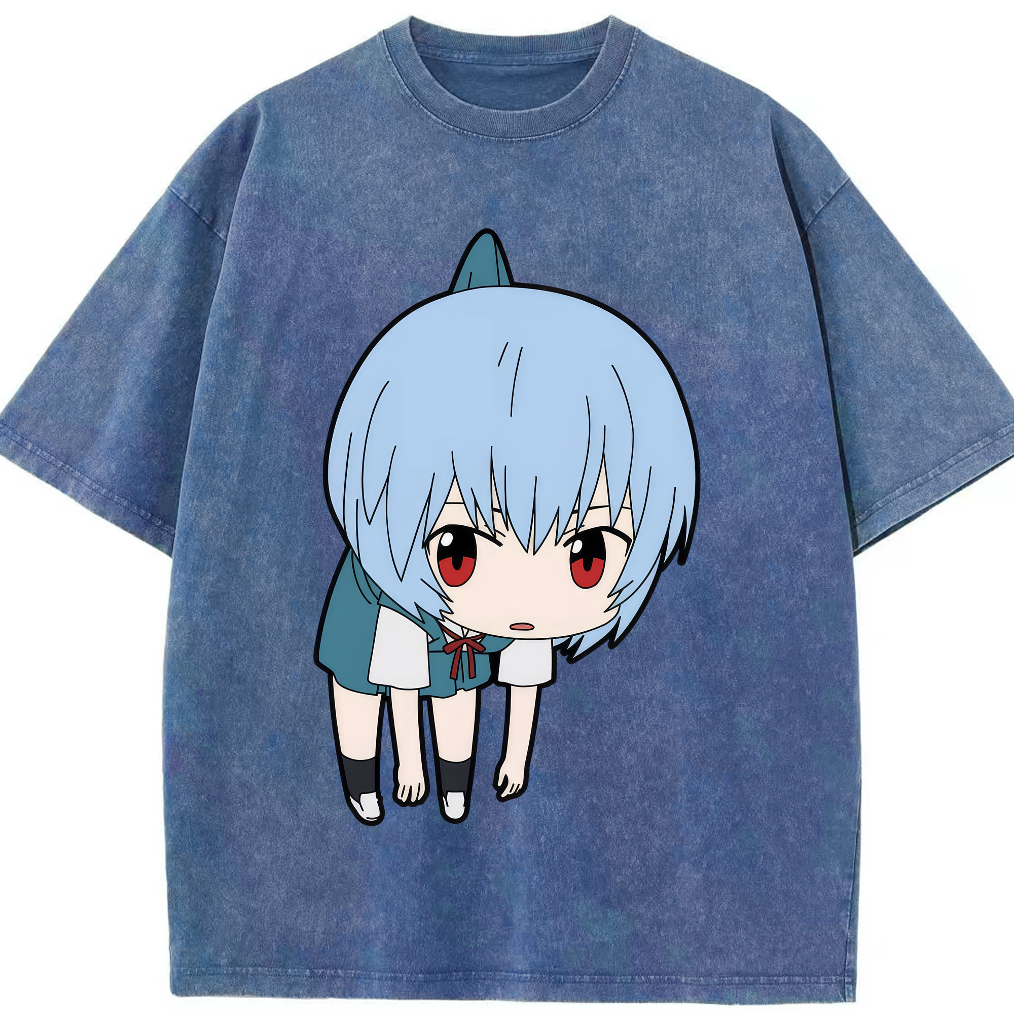 （画像用） EVA 新世紀エヴァンゲリオン 綿100% ヴィンテージ風 半袖Tシャツ（フロントプリント）