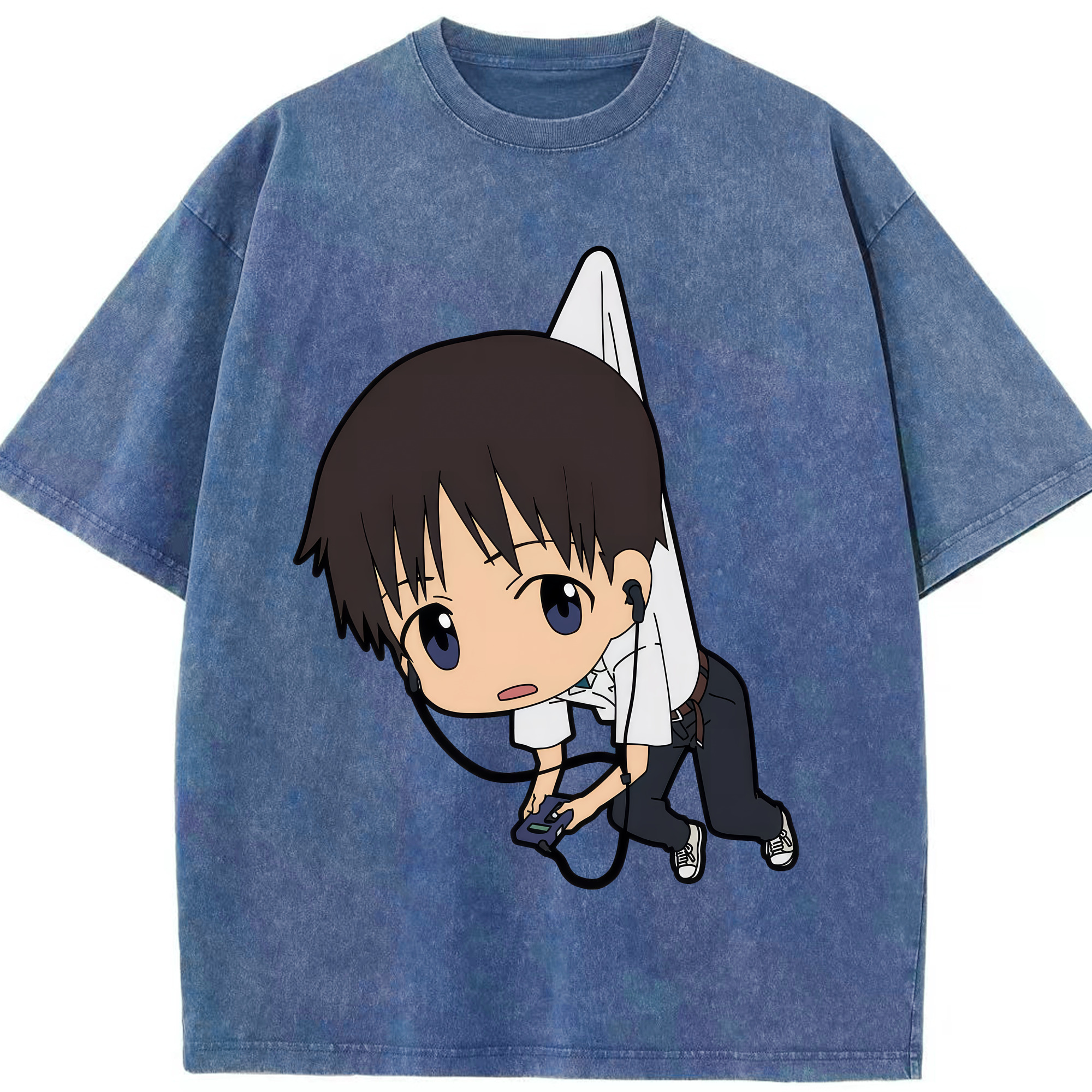 （画像用） EVA 新世紀エヴァンゲリオン 綿100% ヴィンテージ風 半袖Tシャツ（フロントプリント）