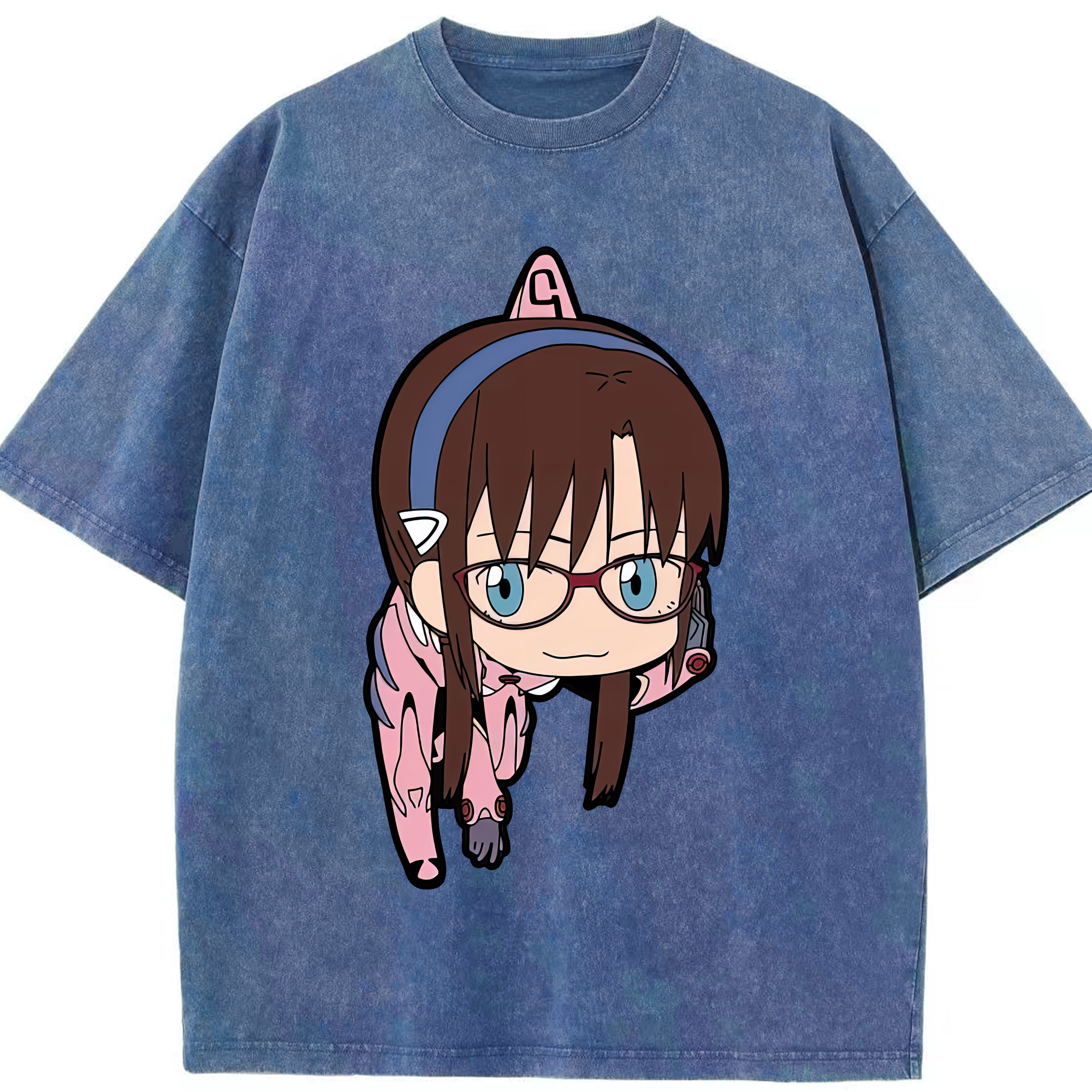 （画像用） EVA 新世紀エヴァンゲリオン 綿100% ヴィンテージ風 半袖Tシャツ（フロントプリント）