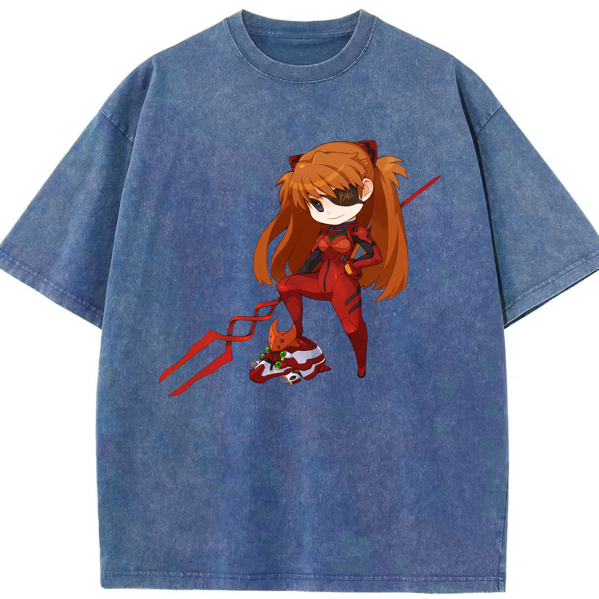 （画像用） EVA 新世紀エヴァンゲリオン 綿100% ヴィンテージ風 半袖Tシャツ（フロントプリント）