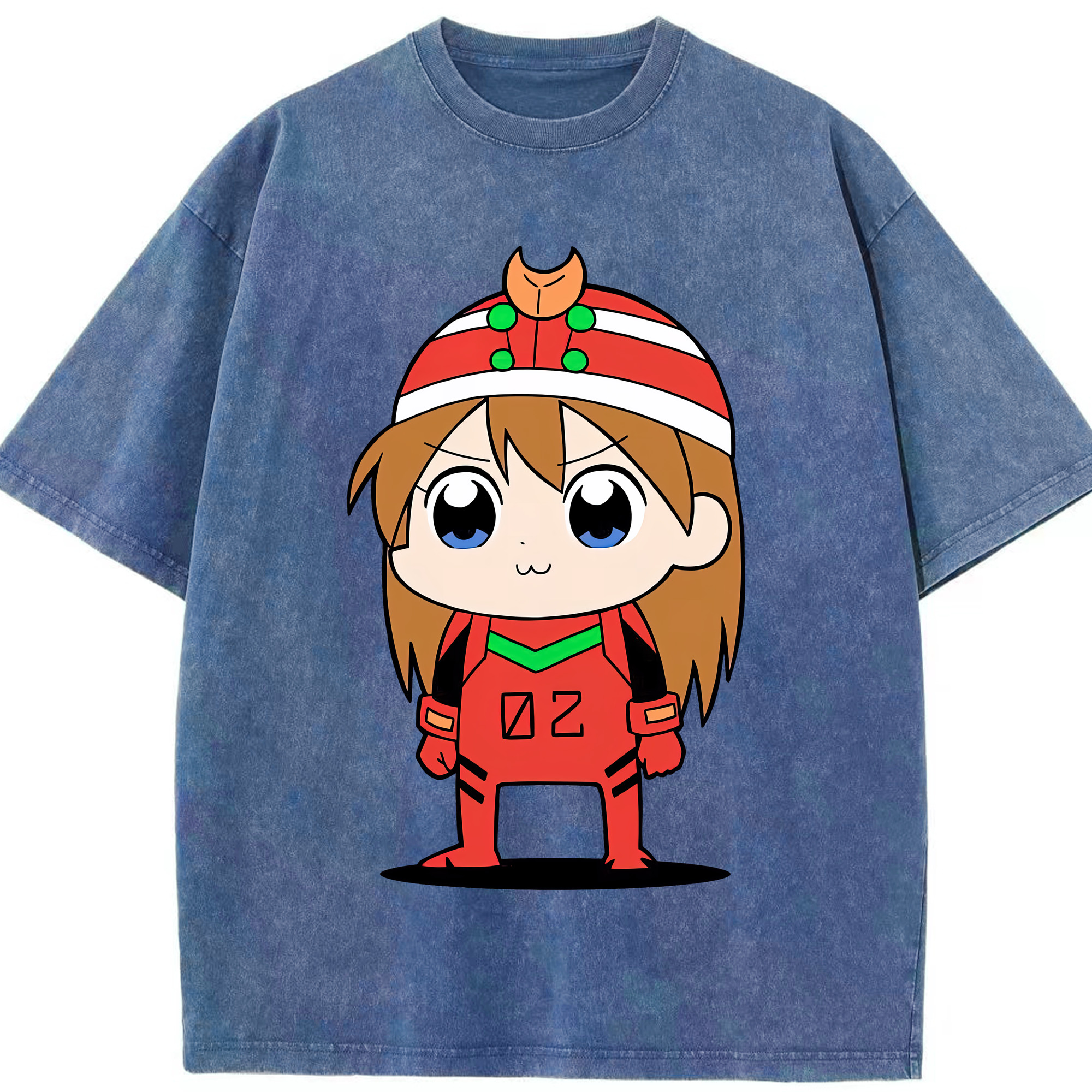（画像用） EVA 新世紀エヴァンゲリオン 綿100% ヴィンテージ風 半袖Tシャツ（フロントプリント）