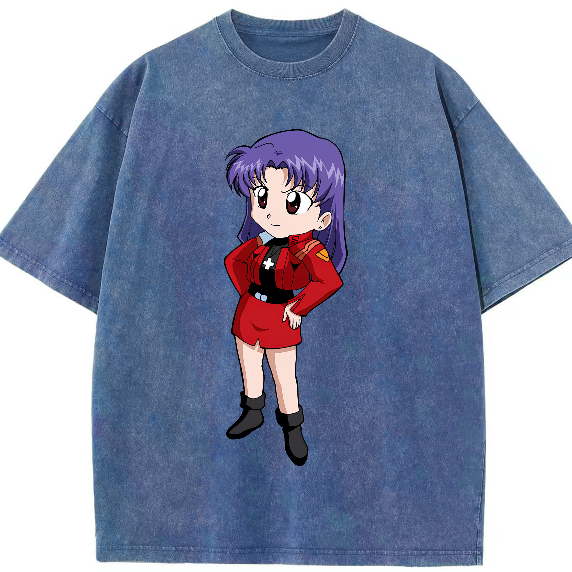 （画像用） EVA 新世紀エヴァンゲリオン 綿100% ヴィンテージ風 半袖Tシャツ（フロントプリント）