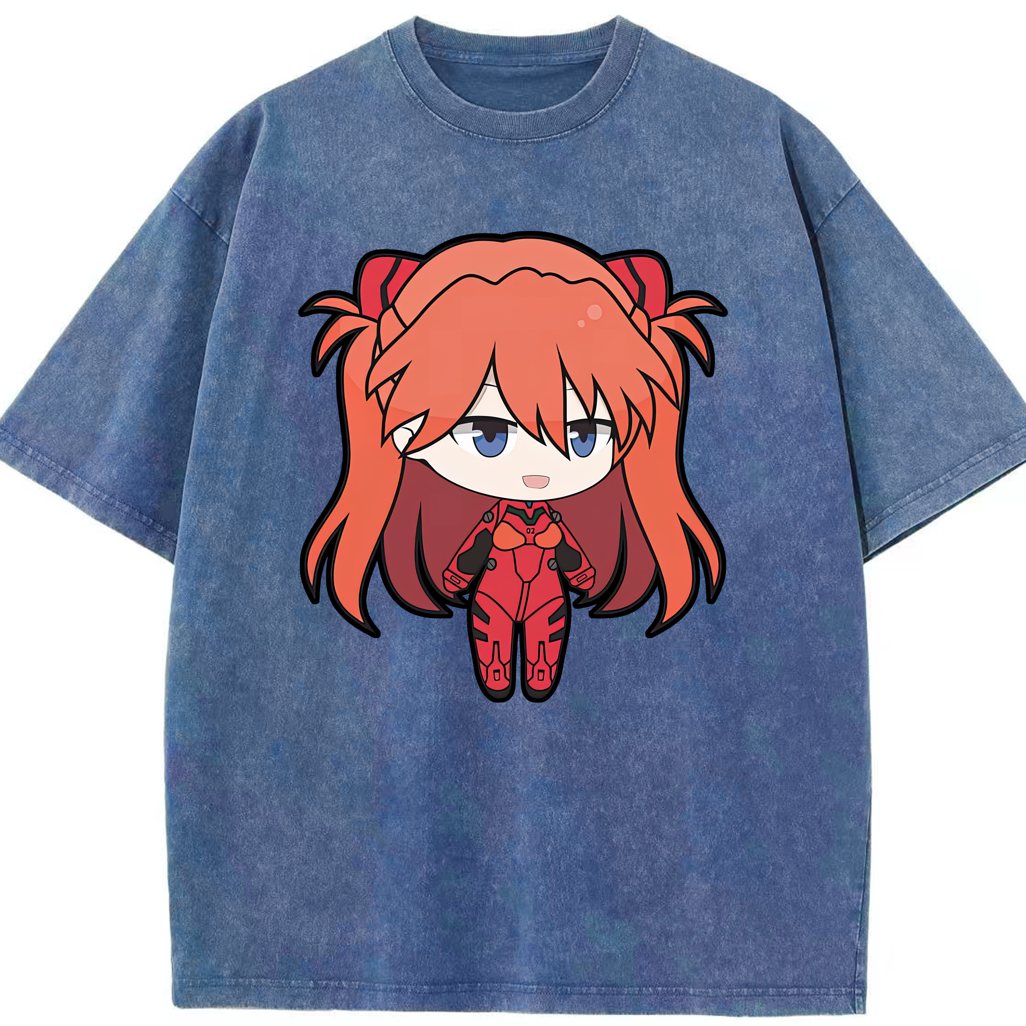 （画像用） EVA 新世紀エヴァンゲリオン 綿100% ヴィンテージ風 半袖Tシャツ（フロントプリント）