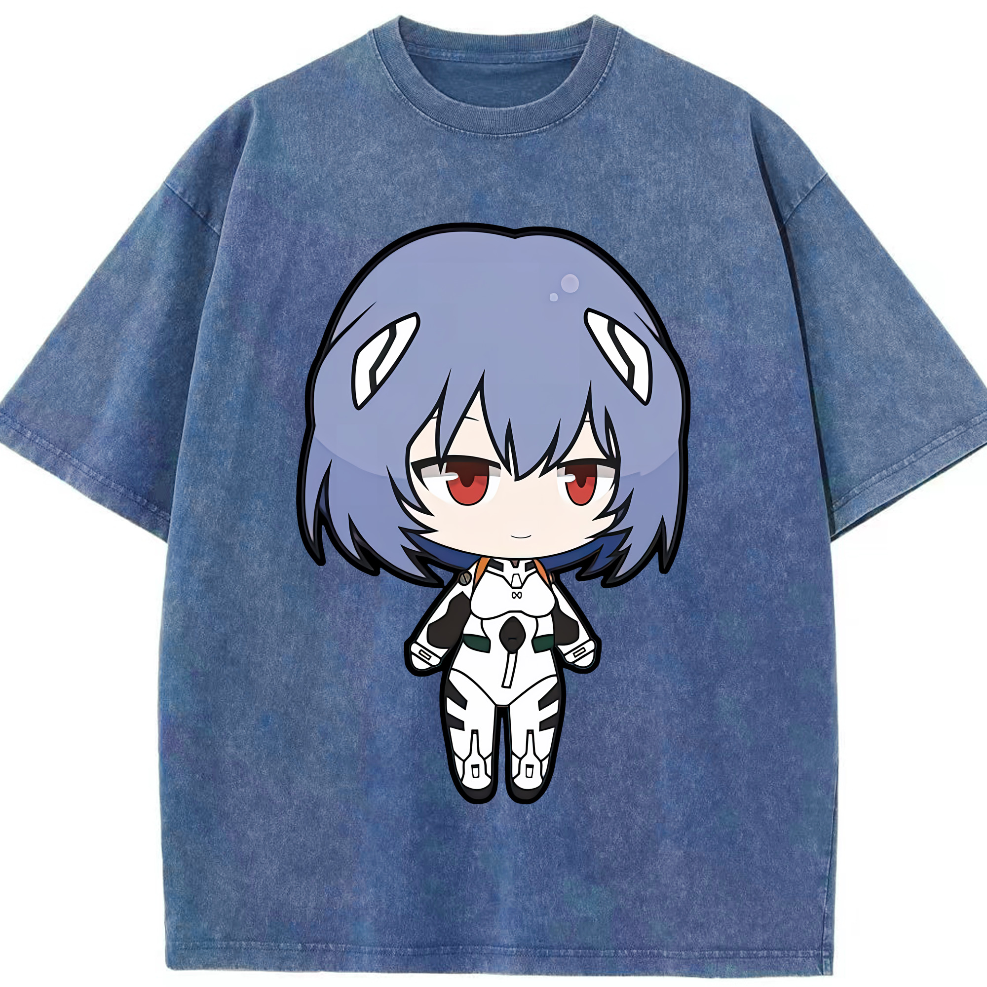 （画像用） EVA 新世紀エヴァンゲリオン 綿100% ヴィンテージ風 半袖Tシャツ（フロントプリント）