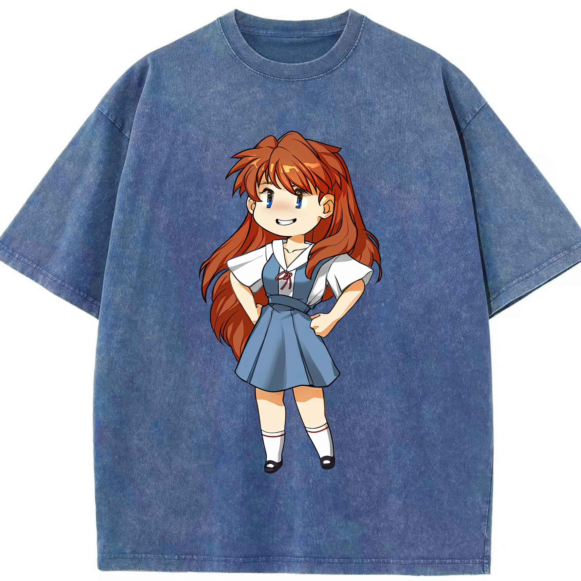 （画像用） EVA 新世紀エヴァンゲリオン 綿100% ヴィンテージ風 半袖Tシャツ（フロントプリント）