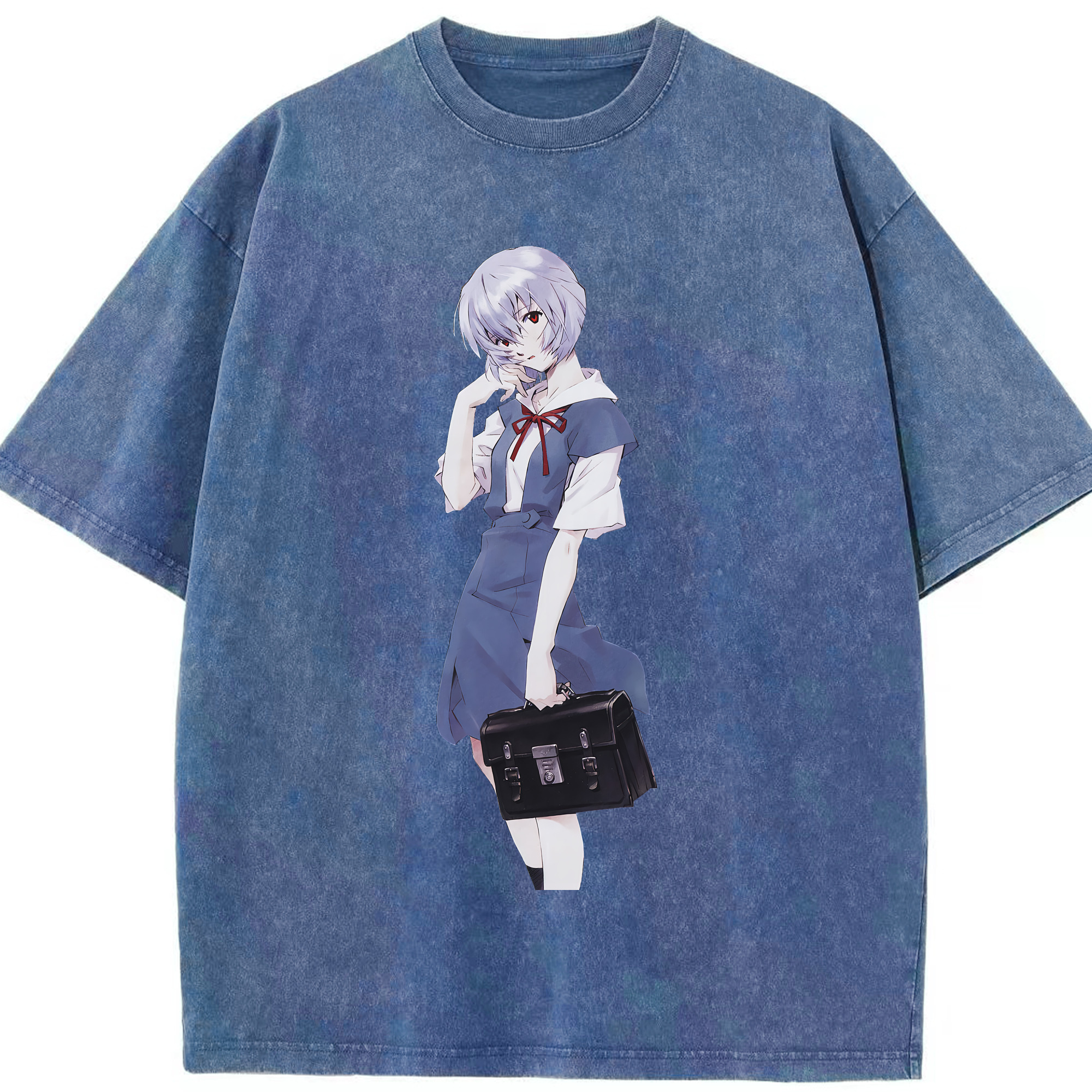 （画像用） EVA 新世紀エヴァンゲリオン 綿100% ヴィンテージ風 半袖Tシャツ（フロントプリント）