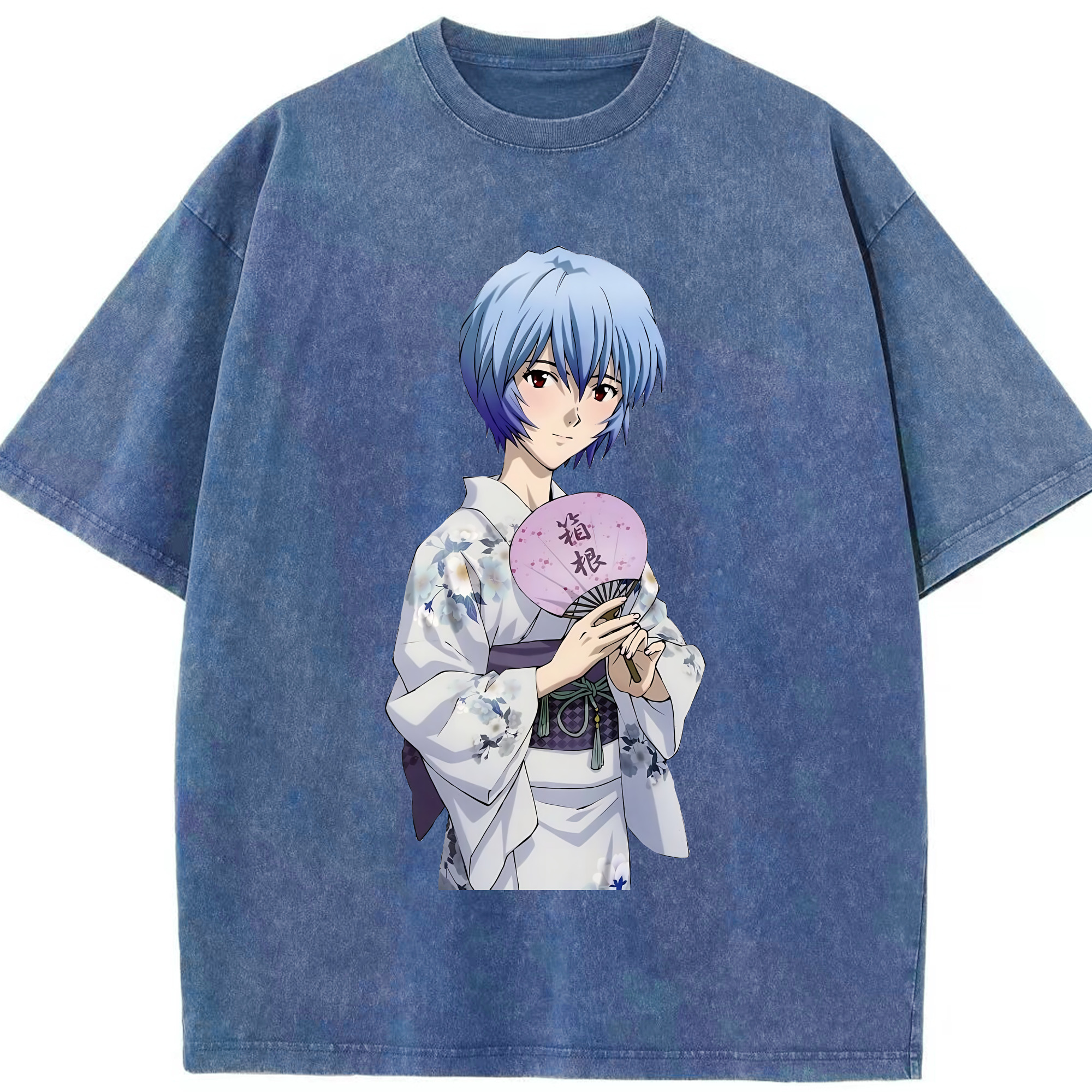 （画像用） EVA 新世紀エヴァンゲリオン 綿100% ヴィンテージ風 半袖Tシャツ（フロントプリント）