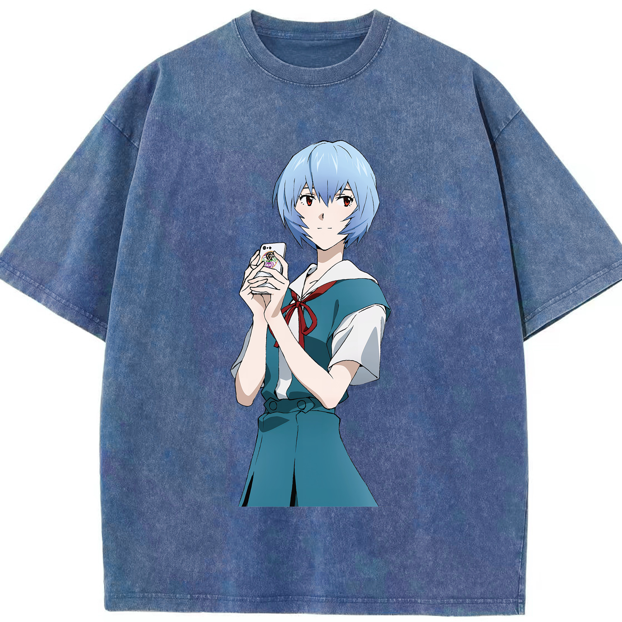 （画像用） EVA 新世紀エヴァンゲリオン 綿100% ヴィンテージ風 半袖Tシャツ（フロントプリント）