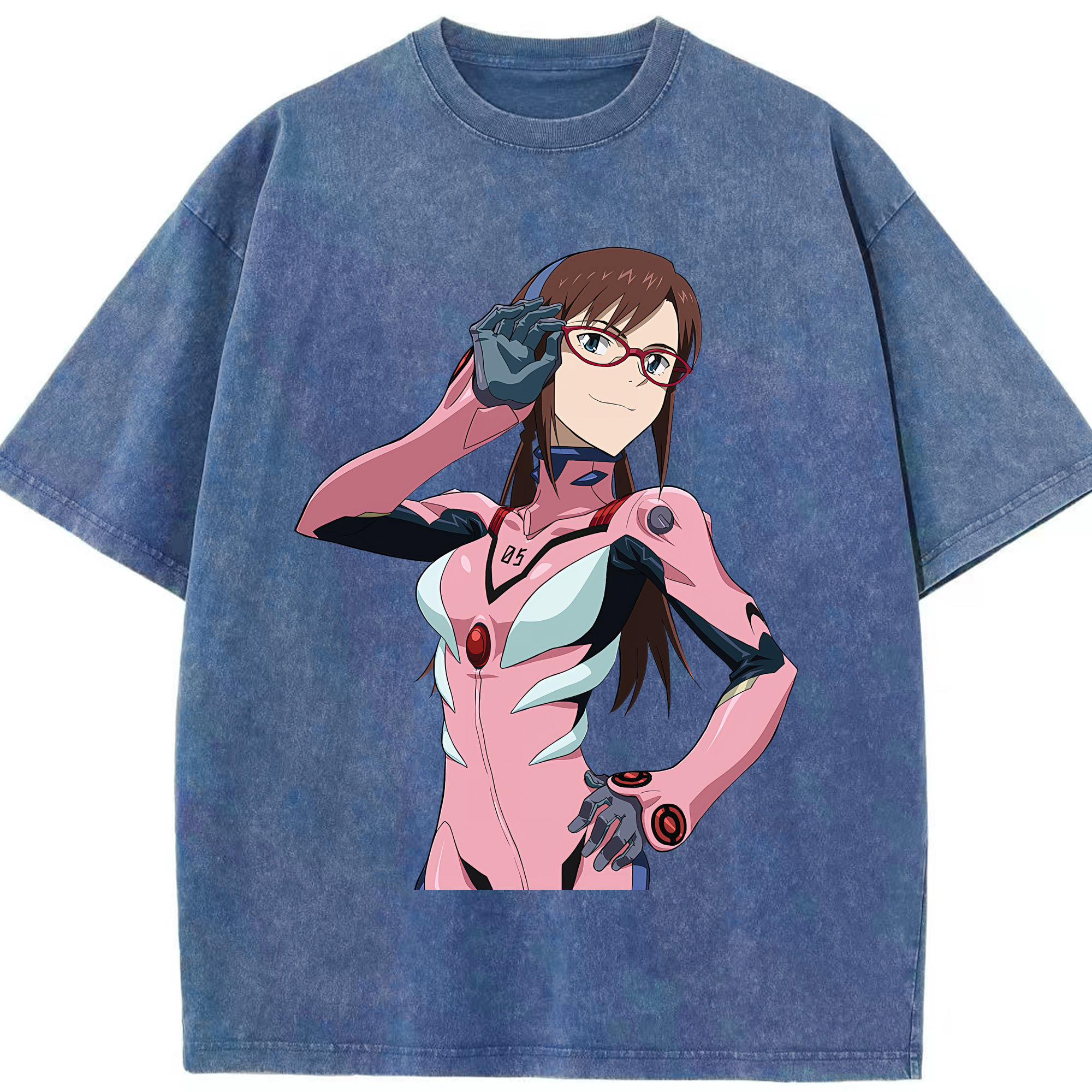 （画像用） EVA 新世紀エヴァンゲリオン 綿100% ヴィンテージ風 半袖Tシャツ（フロントプリント）