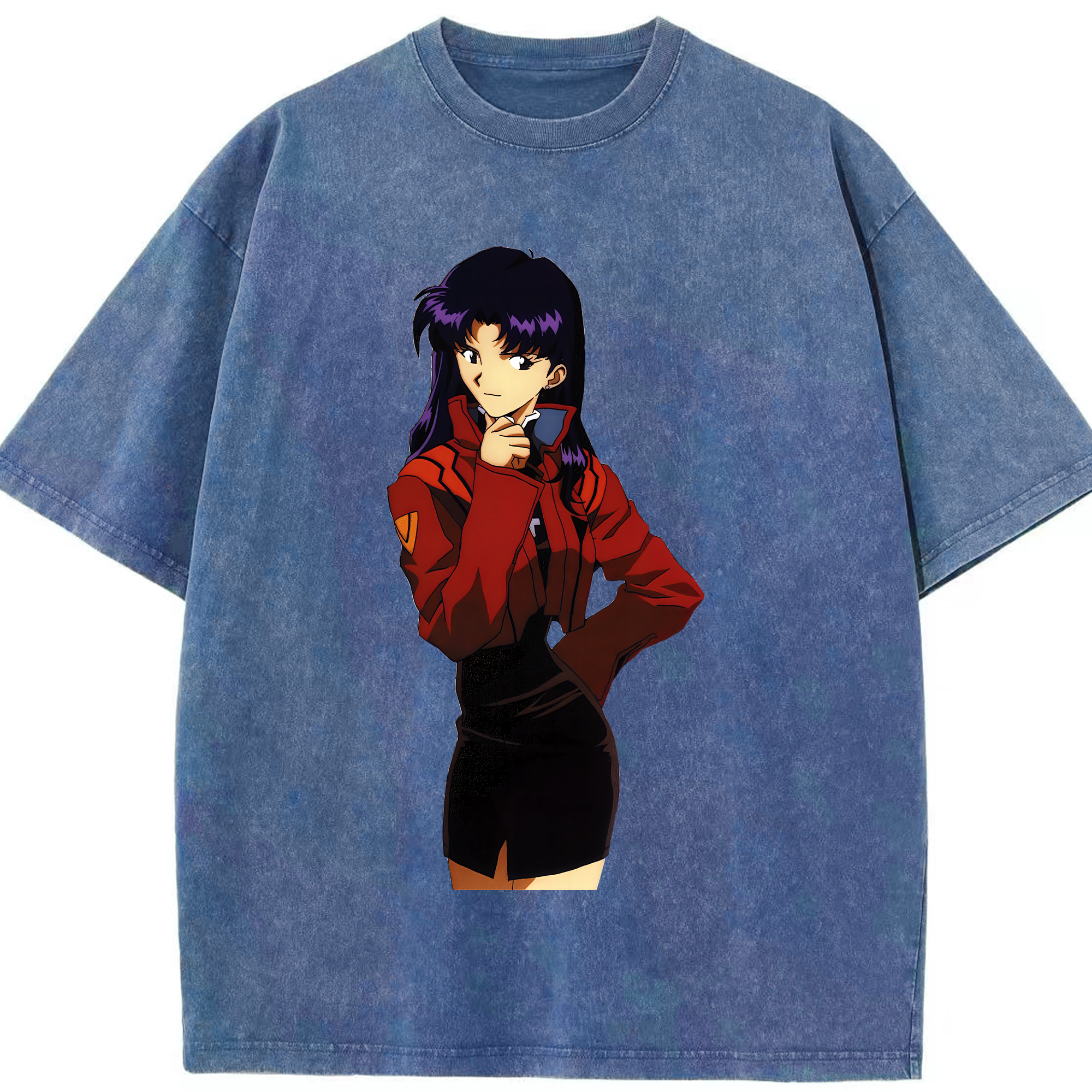 （画像用） EVA 新世紀エヴァンゲリオン 綿100% ヴィンテージ風 半袖Tシャツ（フロントプリント）