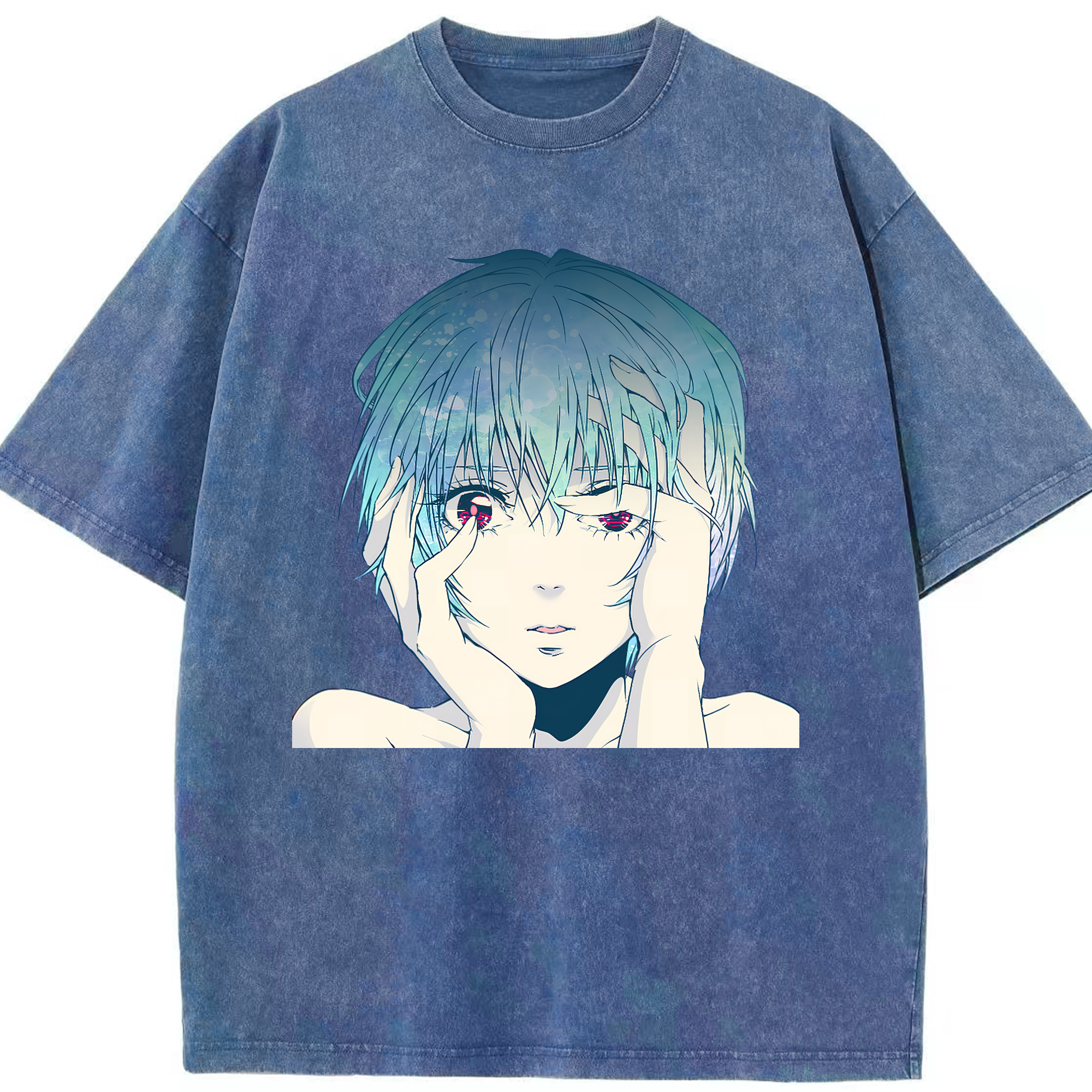 （画像用） EVA 新世紀エヴァンゲリオン 綿100% ヴィンテージ風 半袖Tシャツ（フロントプリント）
