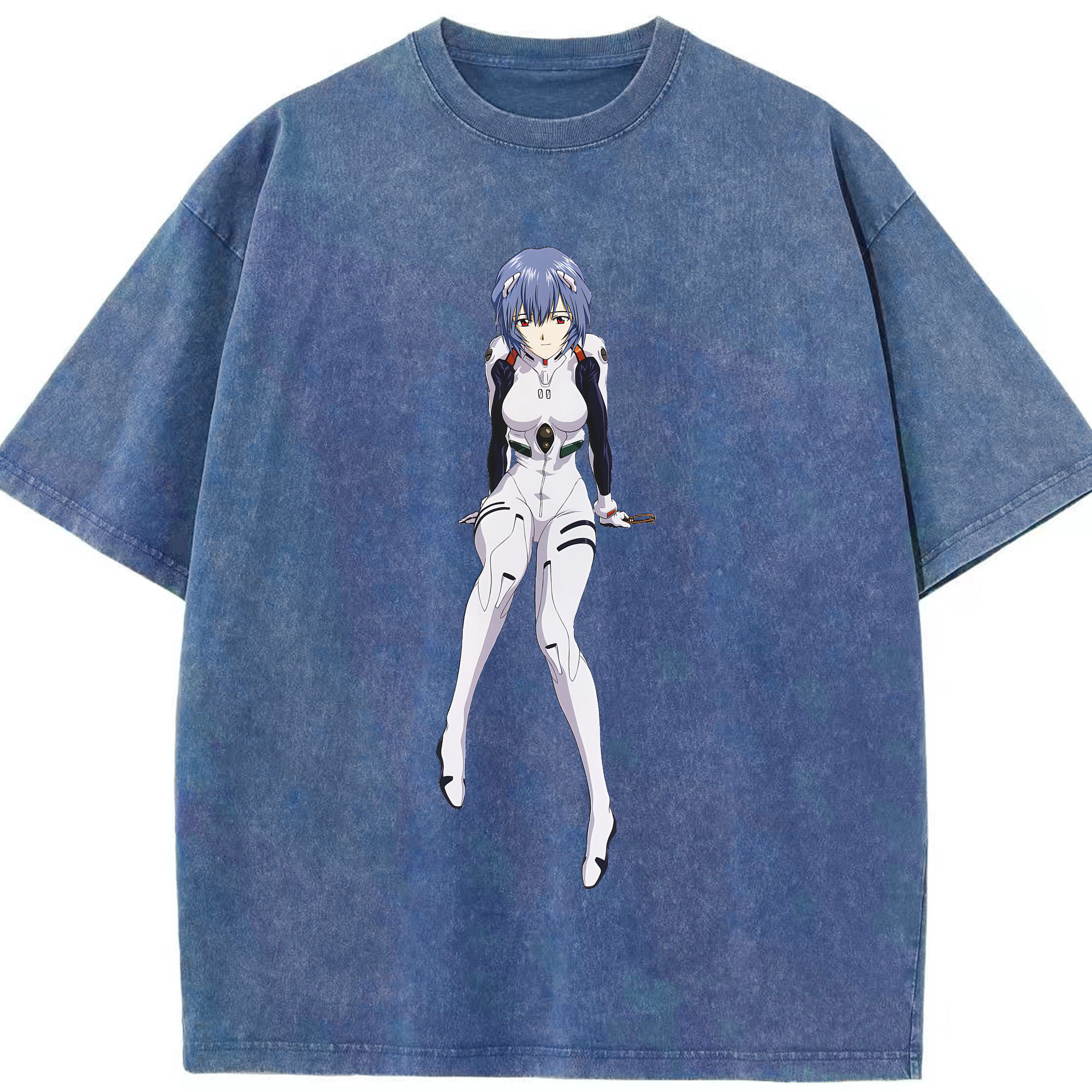 （画像用） EVA 新世紀エヴァンゲリオン 綿100% ヴィンテージ風 半袖Tシャツ（フロントプリント）