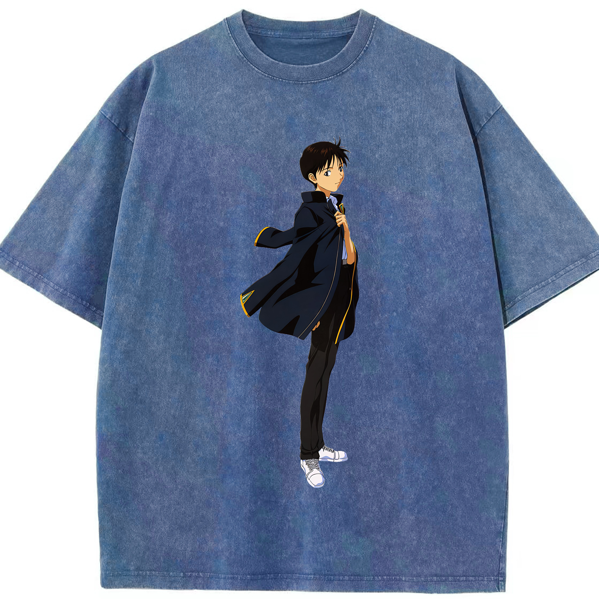 （画像用） EVA 新世紀エヴァンゲリオン 綿100% ヴィンテージ風 半袖Tシャツ（フロントプリント）