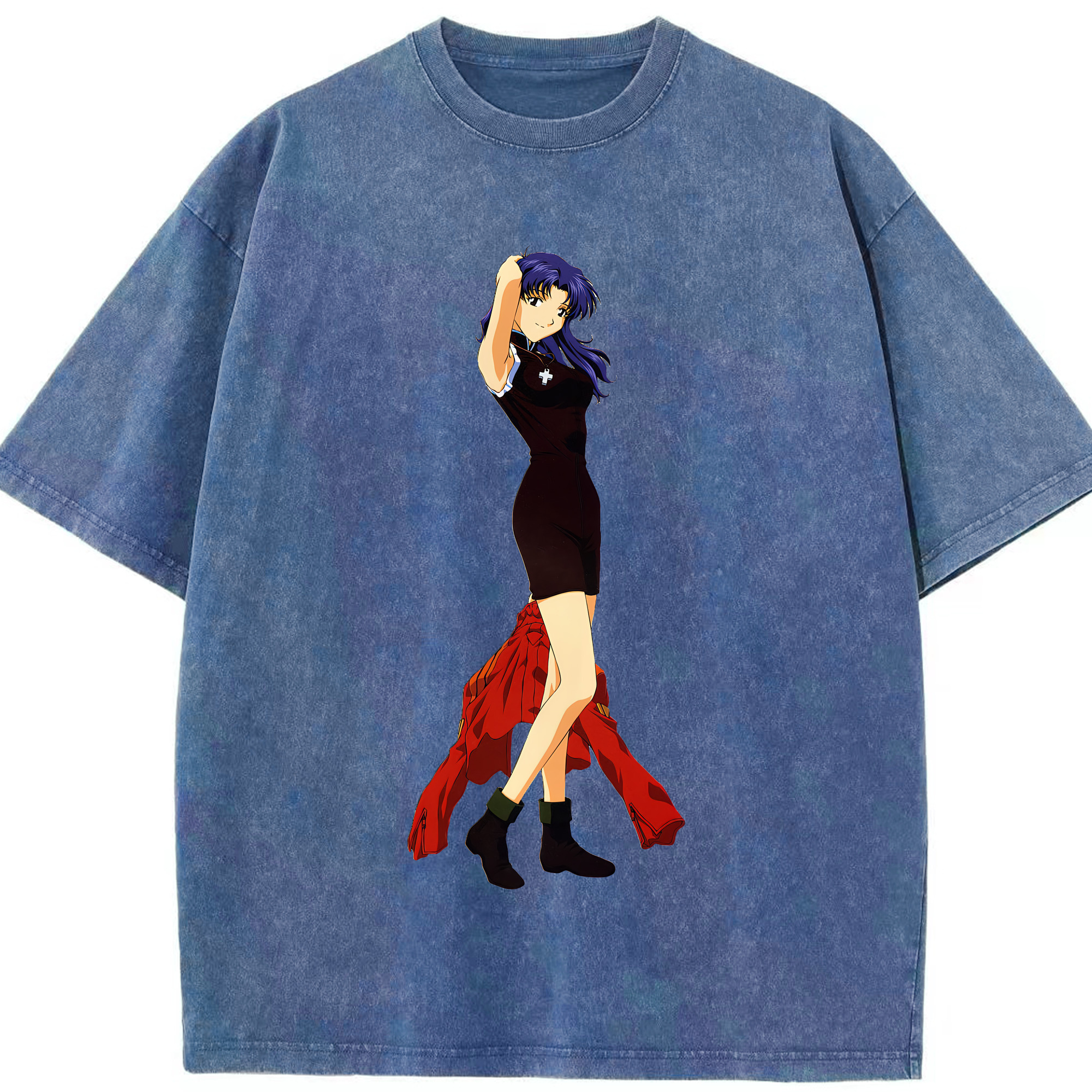 （画像用） EVA 新世紀エヴァンゲリオン 綿100% ヴィンテージ風 半袖Tシャツ（フロントプリント）
