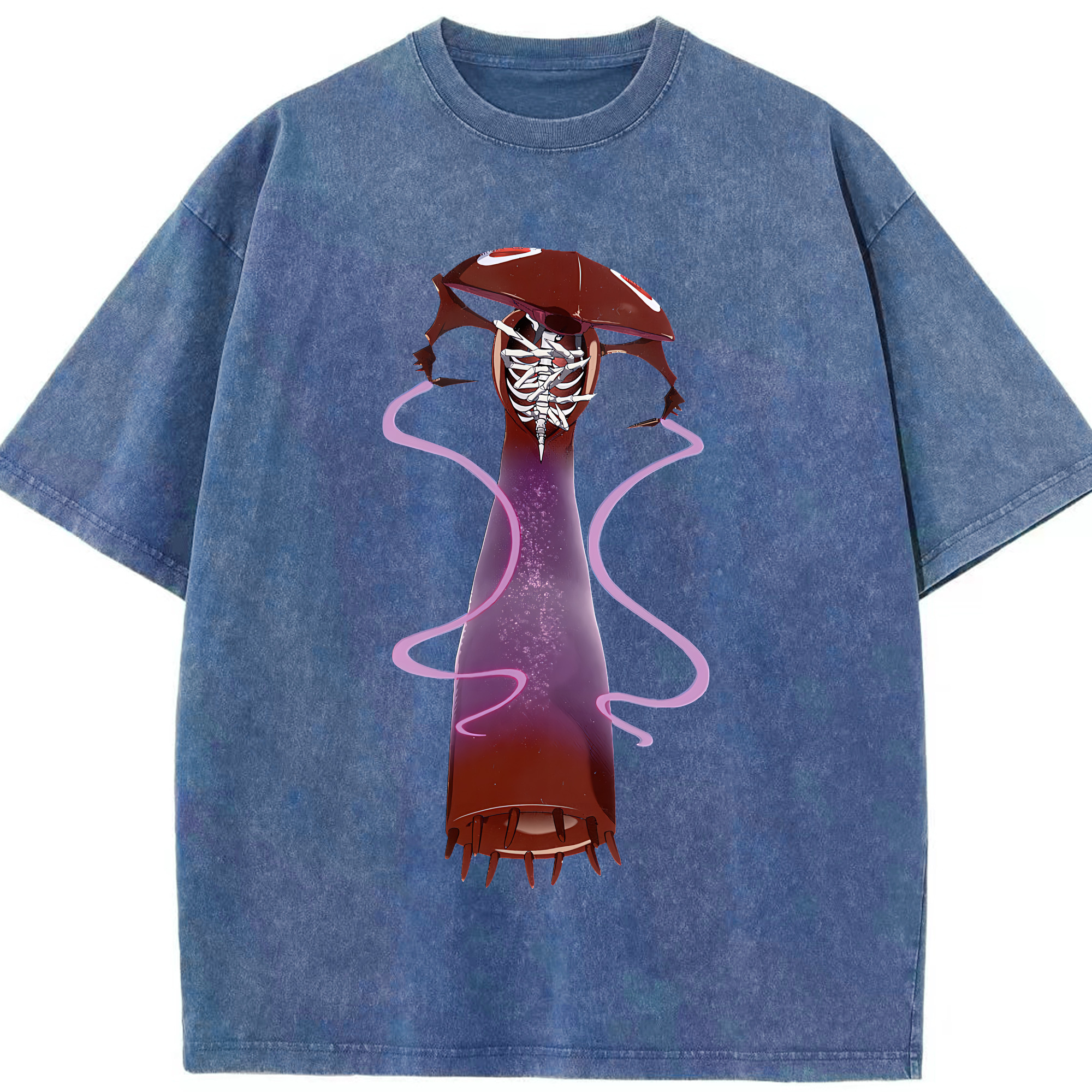 （画像用） EVA 新世紀エヴァンゲリオン 綿100% ヴィンテージ風 半袖Tシャツ（フロントプリント）