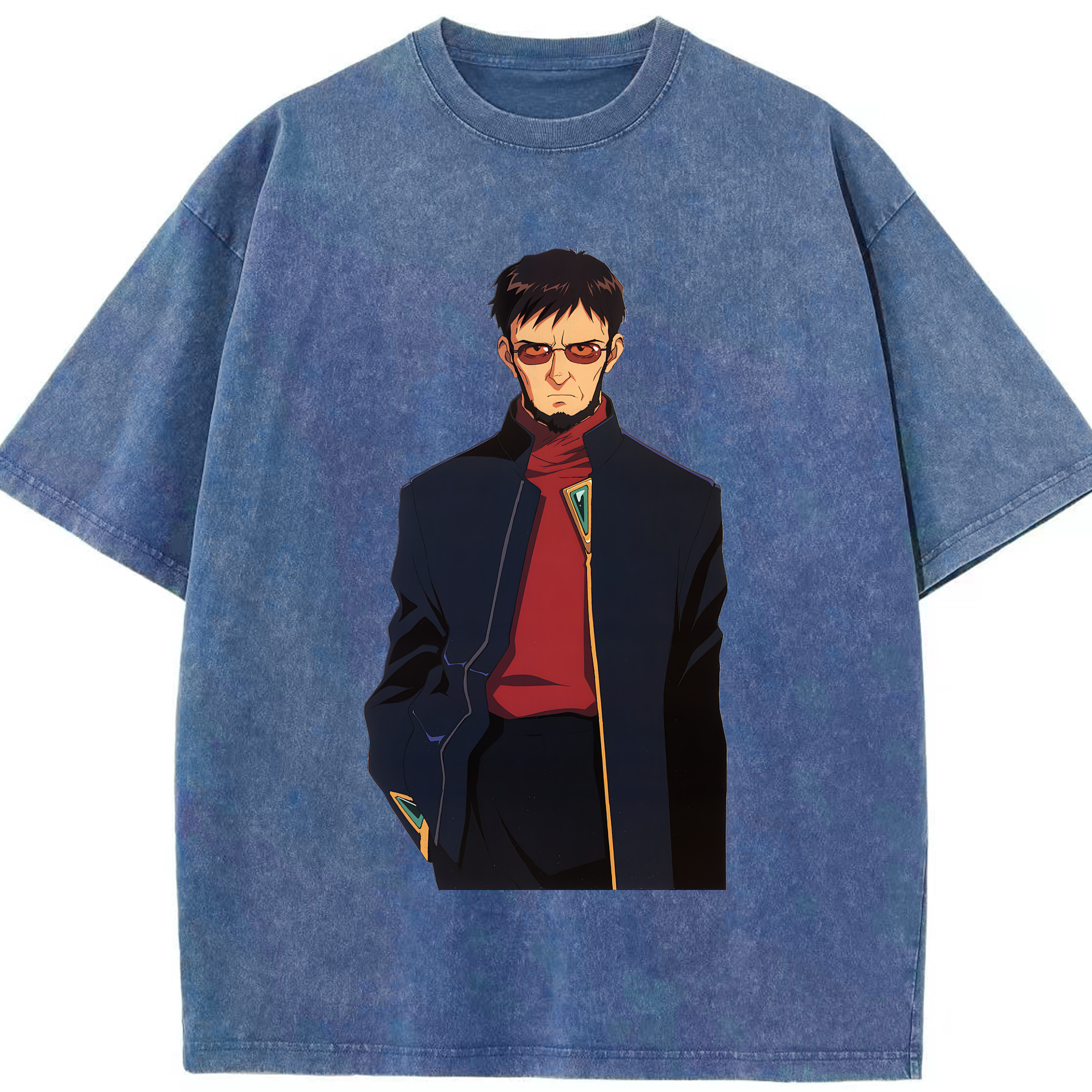 （画像用） EVA 新世紀エヴァンゲリオン 綿100% ヴィンテージ風 半袖Tシャツ（フロントプリント）