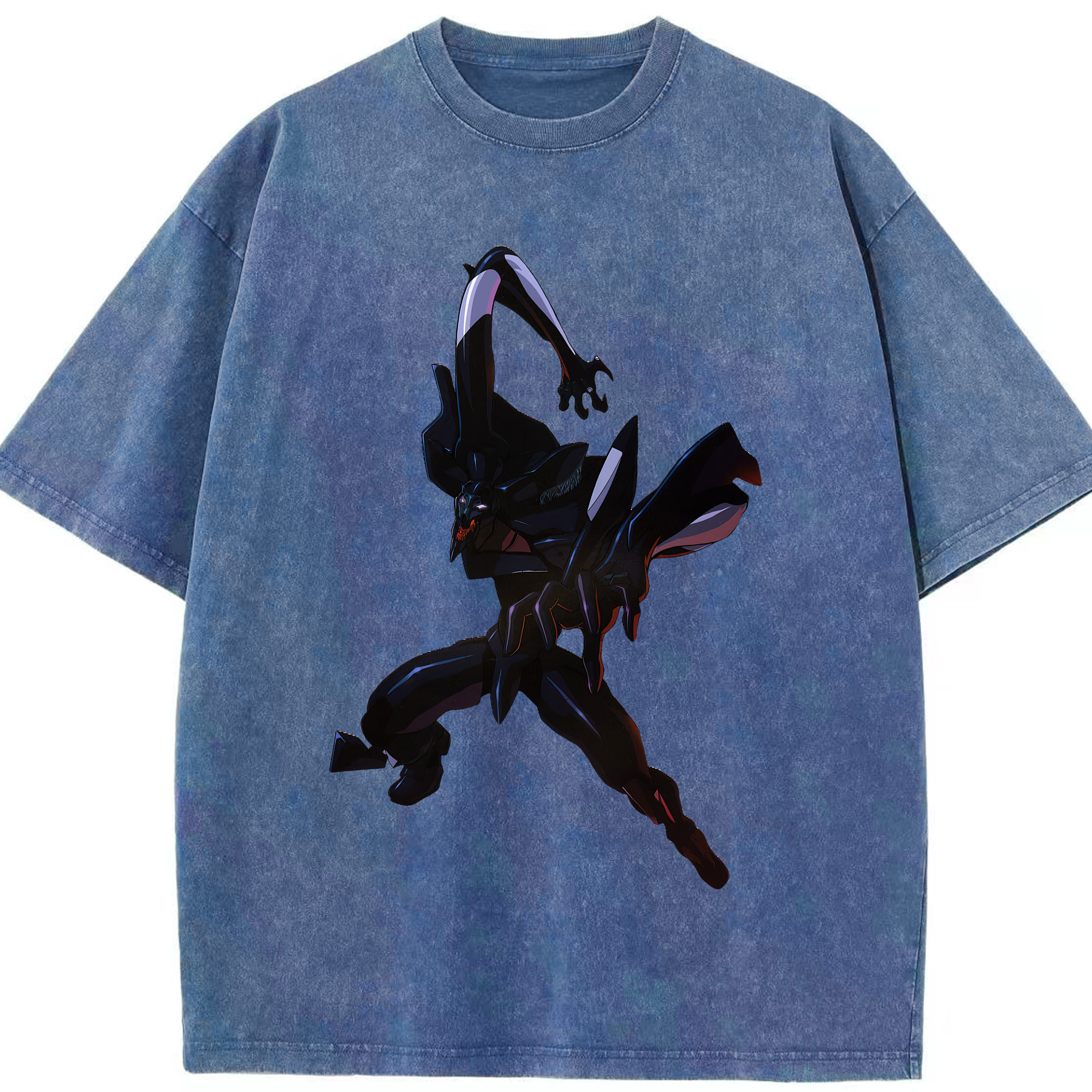 （画像用） EVA 新世紀エヴァンゲリオン 綿100% ヴィンテージ風 半袖Tシャツ（フロントプリント）
