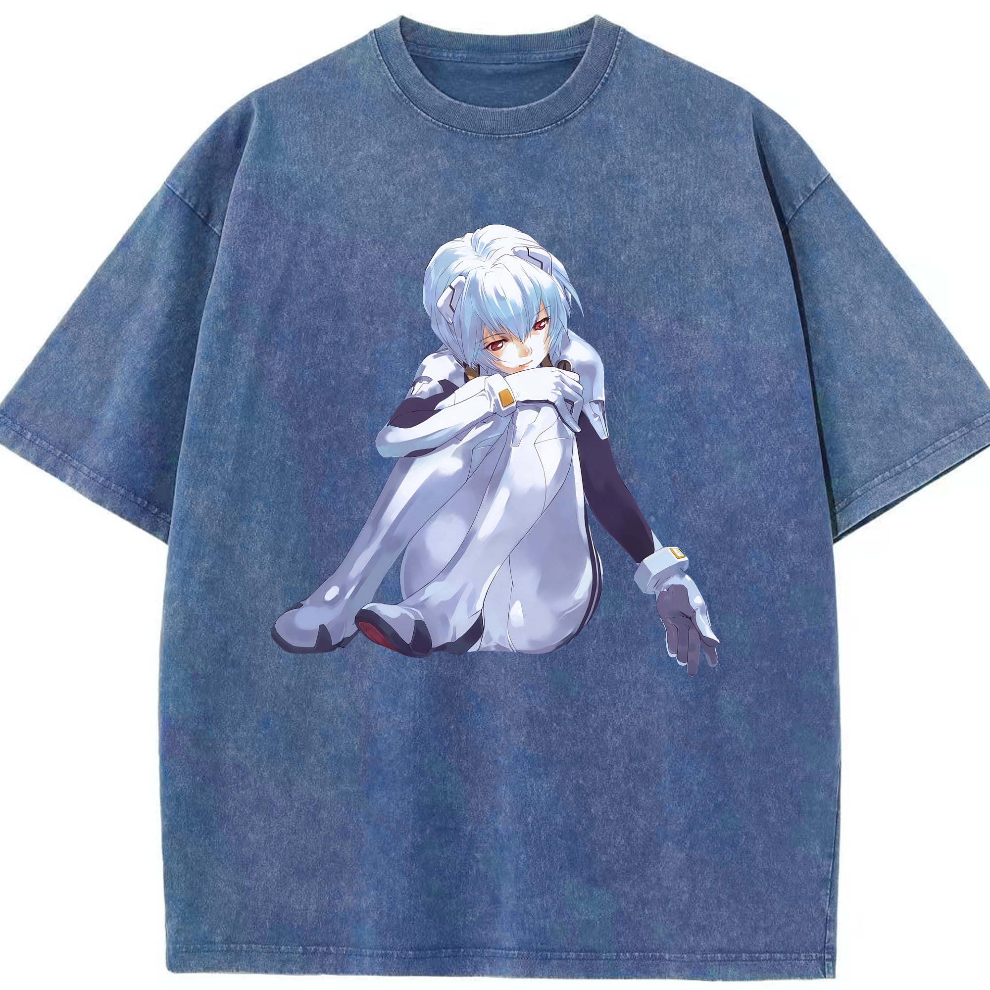 （画像用） EVA 新世紀エヴァンゲリオン 綿100% ヴィンテージ風 半袖Tシャツ（フロントプリント）