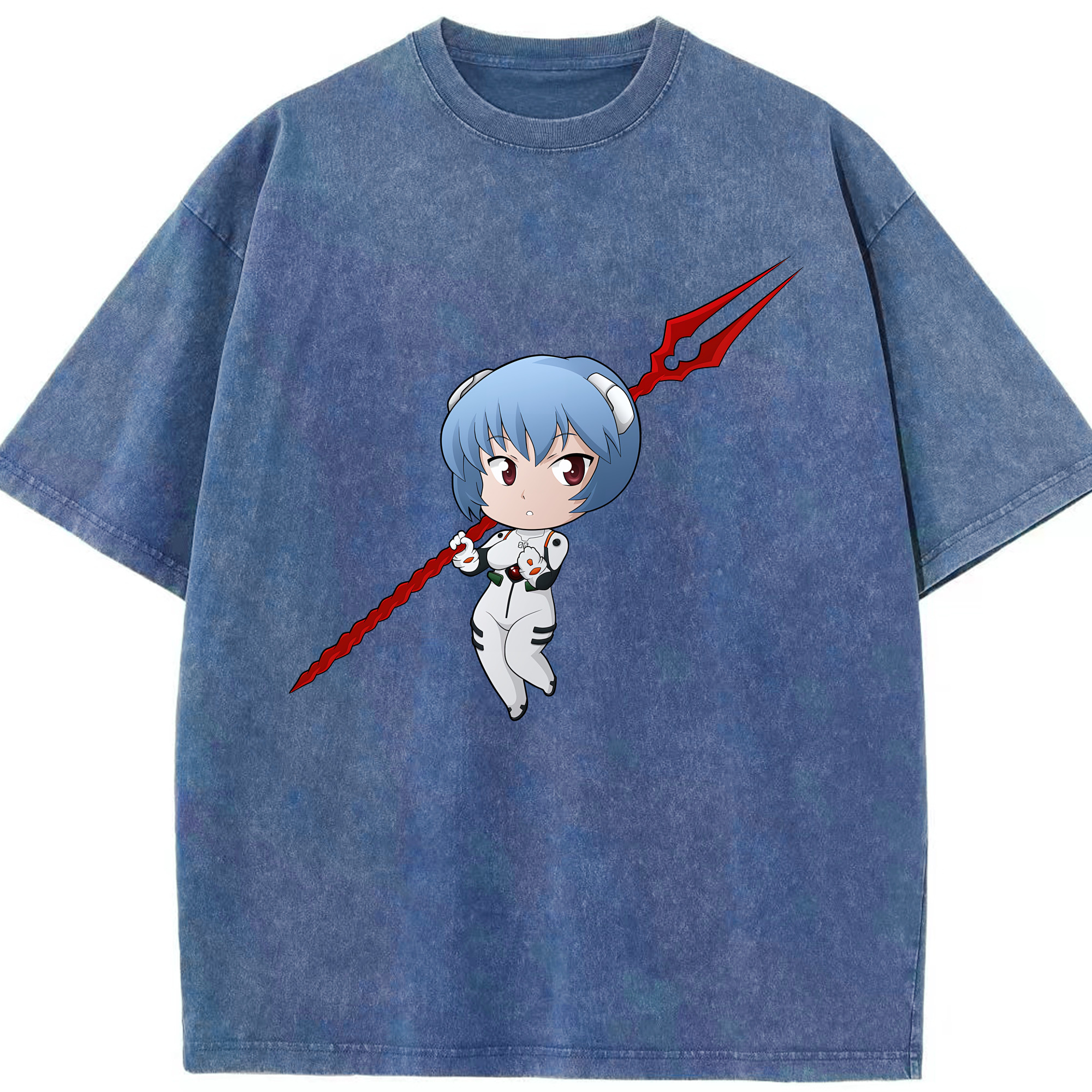 （画像用） EVA 新世紀エヴァンゲリオン 綿100% ヴィンテージ風 半袖Tシャツ（フロントプリント）