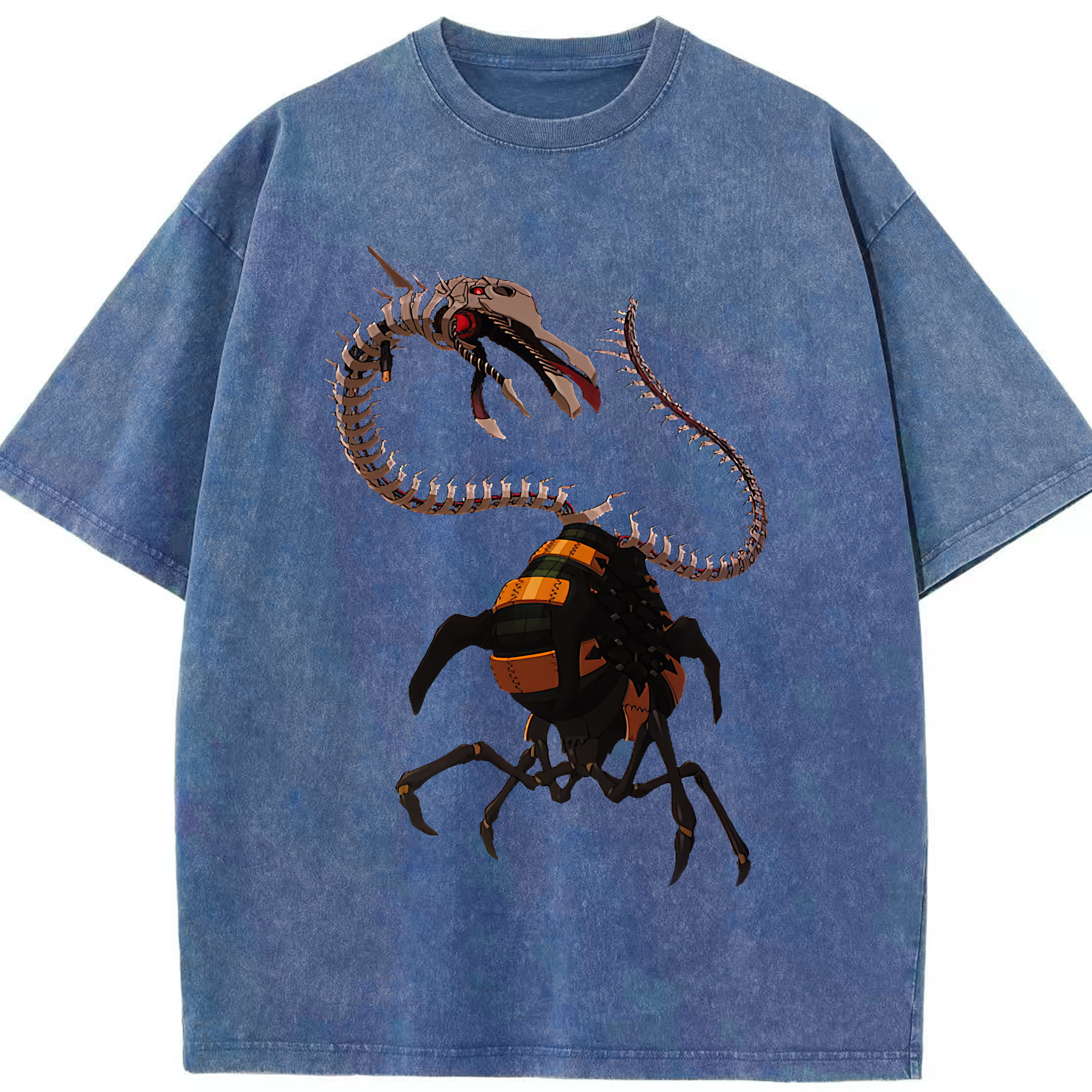 （画像用） EVA 新世紀エヴァンゲリオン 綿100% ヴィンテージ風 半袖Tシャツ（フロントプリント）