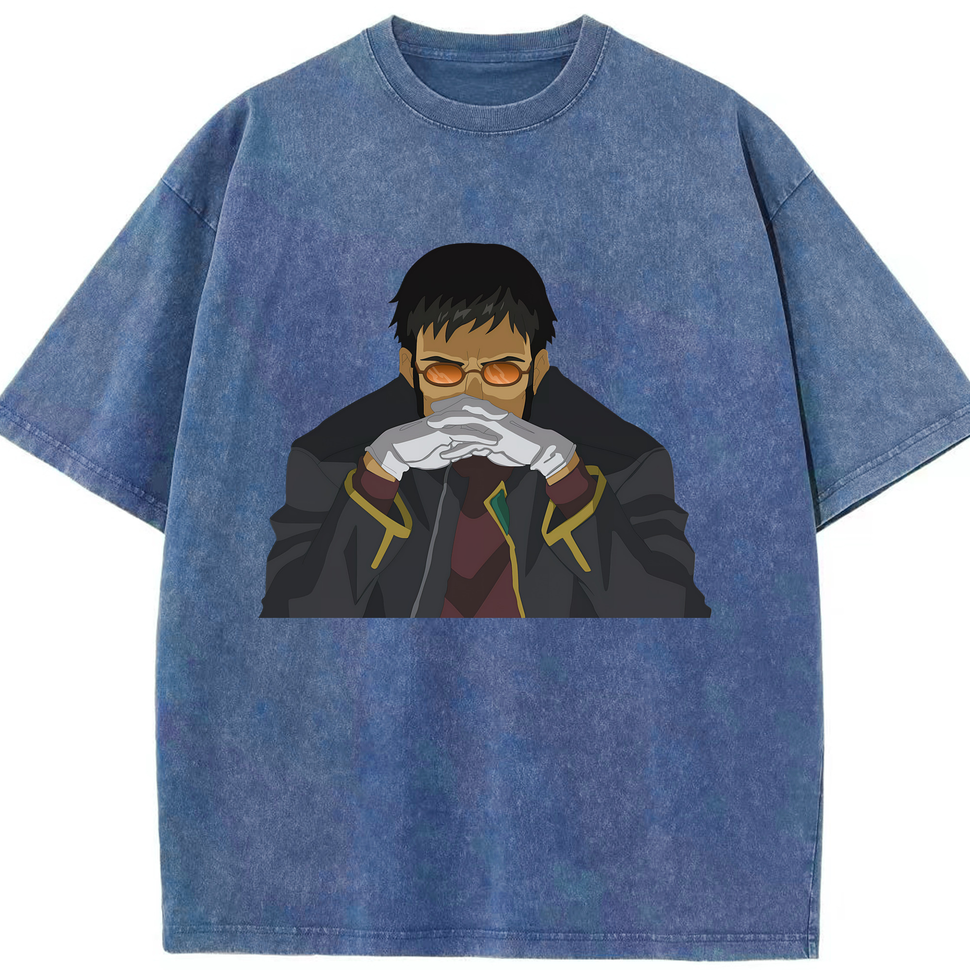 （画像用） EVA 新世紀エヴァンゲリオン 綿100% ヴィンテージ風 半袖Tシャツ（フロントプリント）