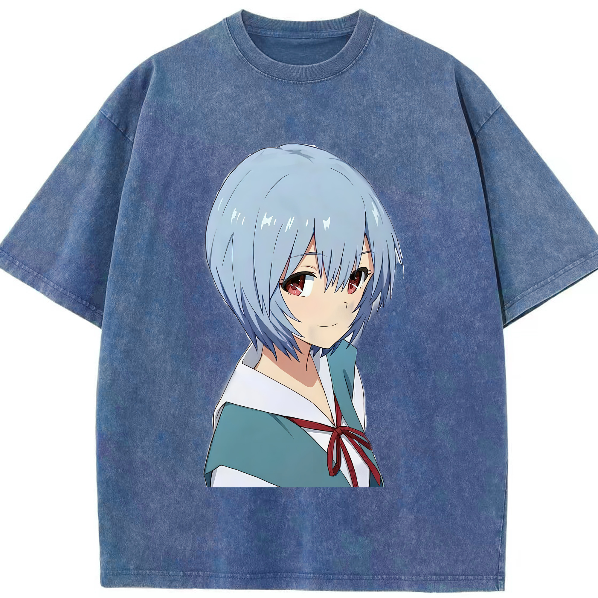 （画像用） EVA 新世紀エヴァンゲリオン 綿100% ヴィンテージ風 半袖Tシャツ（フロントプリント）