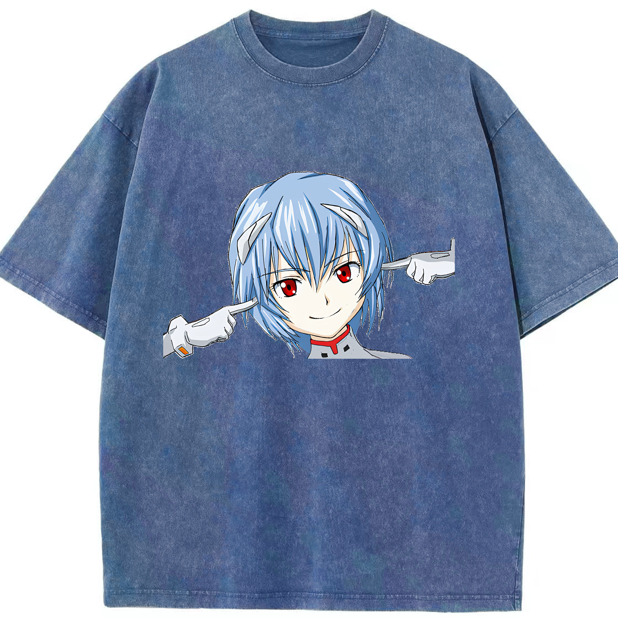 （画像用） EVA 新世紀エヴァンゲリオン 綿100% ヴィンテージ風 半袖Tシャツ（フロントプリント）