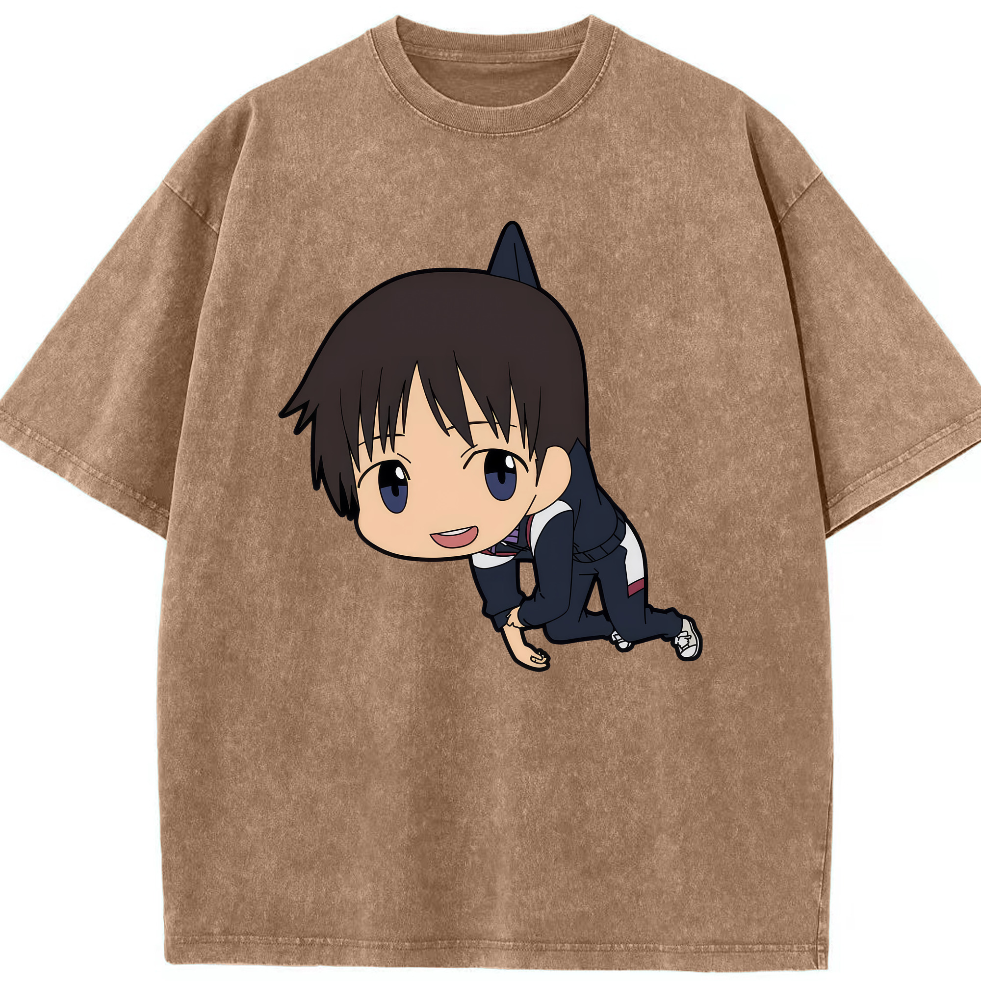 （画像用） EVA 新世紀エヴァンゲリオン 綿100% ヴィンテージ風 半袖Tシャツ（フロントプリント）