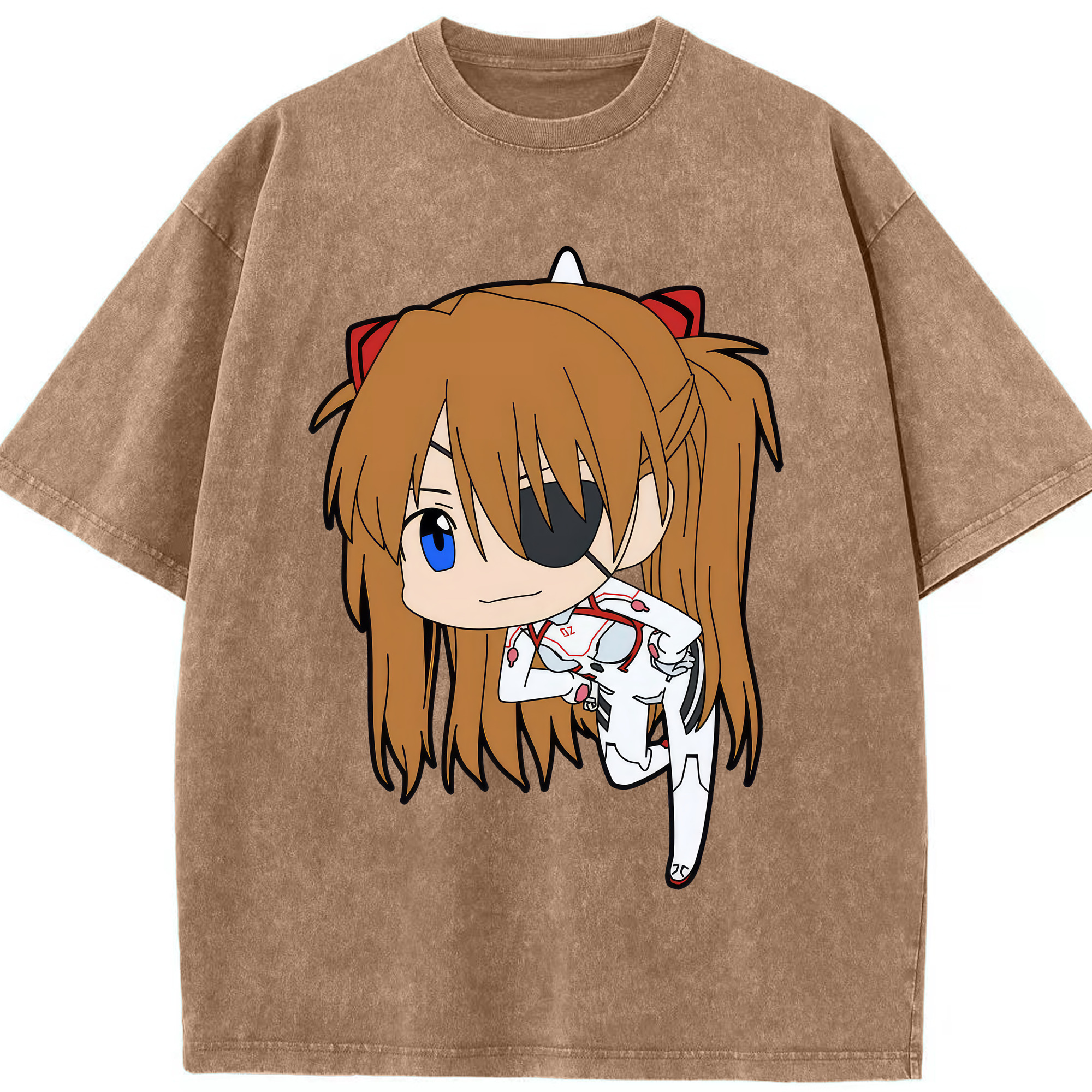 （画像用） EVA 新世紀エヴァンゲリオン 綿100% ヴィンテージ風 半袖Tシャツ（フロントプリント）