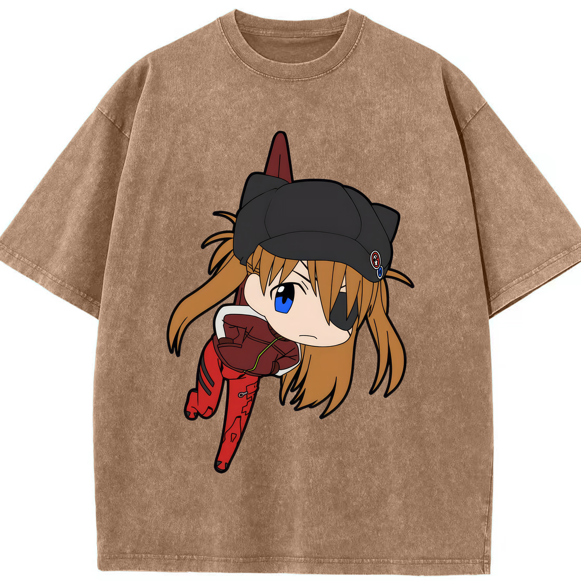 （画像用） EVA 新世紀エヴァンゲリオン 綿100% ヴィンテージ風 半袖Tシャツ（フロントプリント）