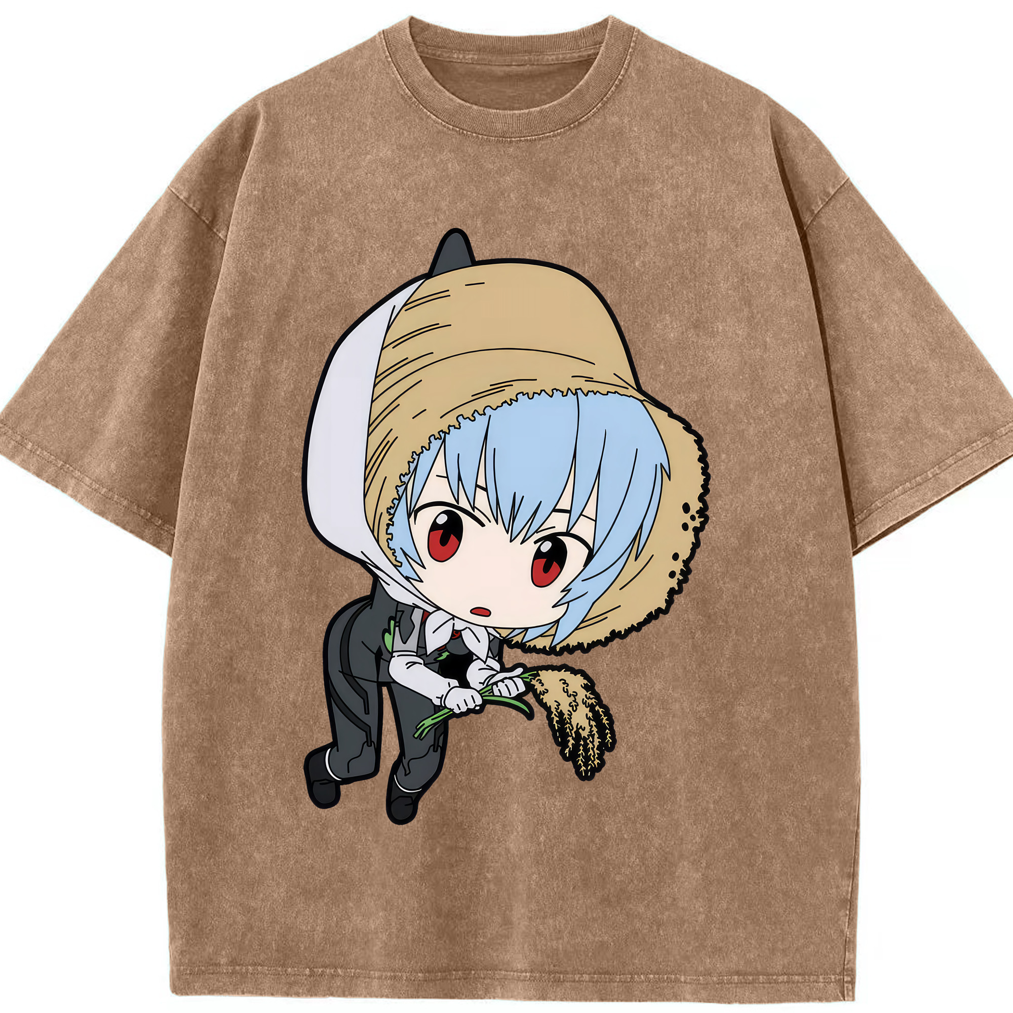 （画像用） EVA 新世紀エヴァンゲリオン 綿100% ヴィンテージ風 半袖Tシャツ（フロントプリント）