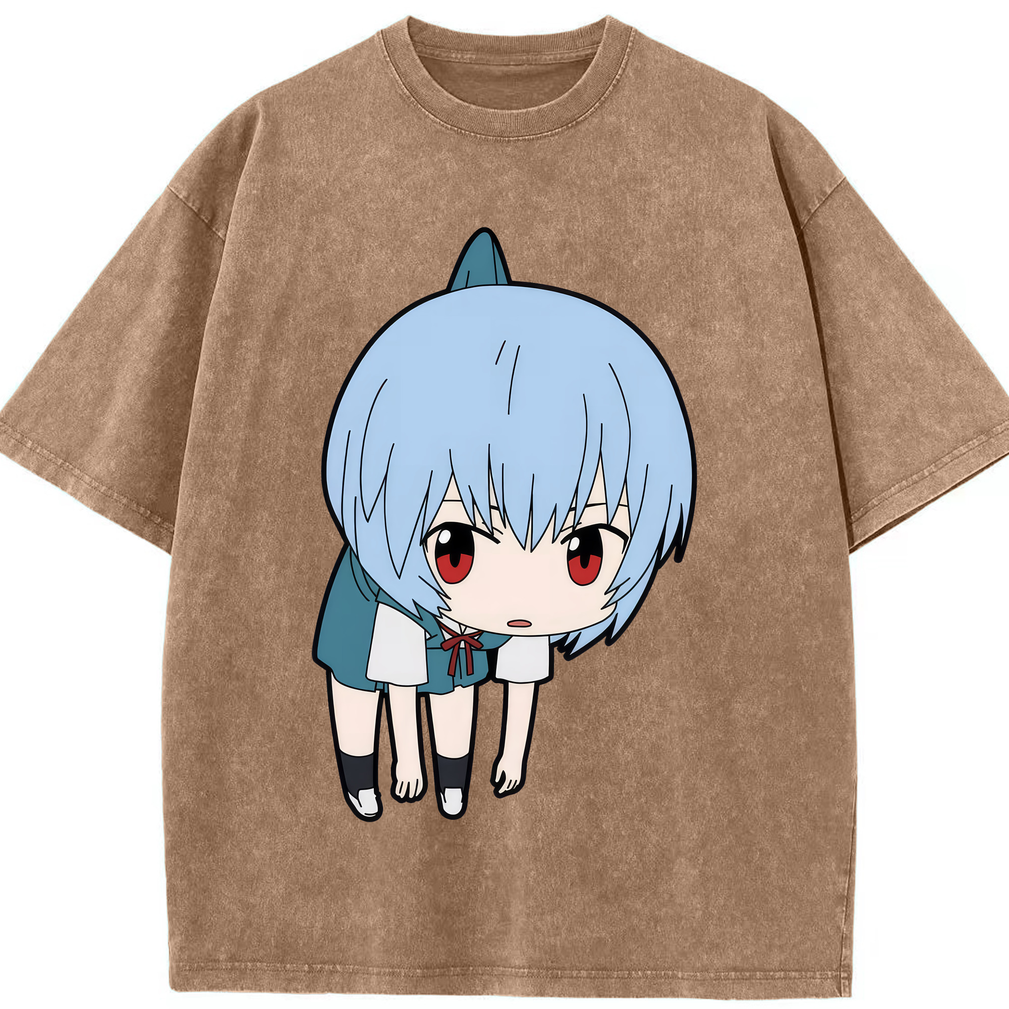 （画像用） EVA 新世紀エヴァンゲリオン 綿100% ヴィンテージ風 半袖Tシャツ（フロントプリント）
