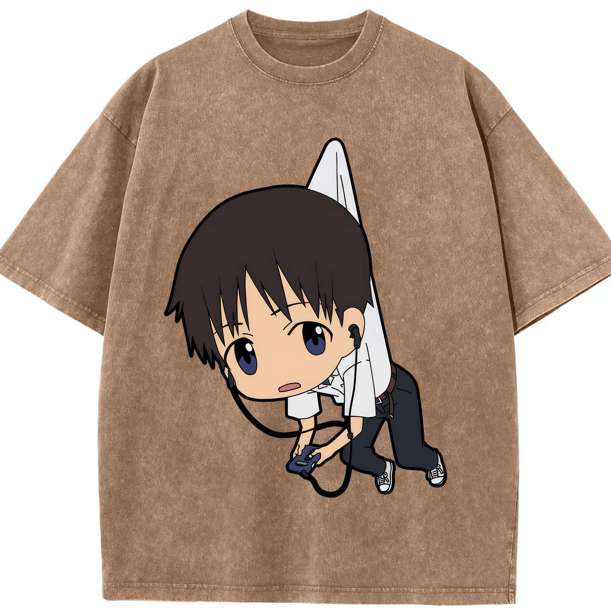 （画像用） EVA 新世紀エヴァンゲリオン 綿100% ヴィンテージ風 半袖Tシャツ（フロントプリント）