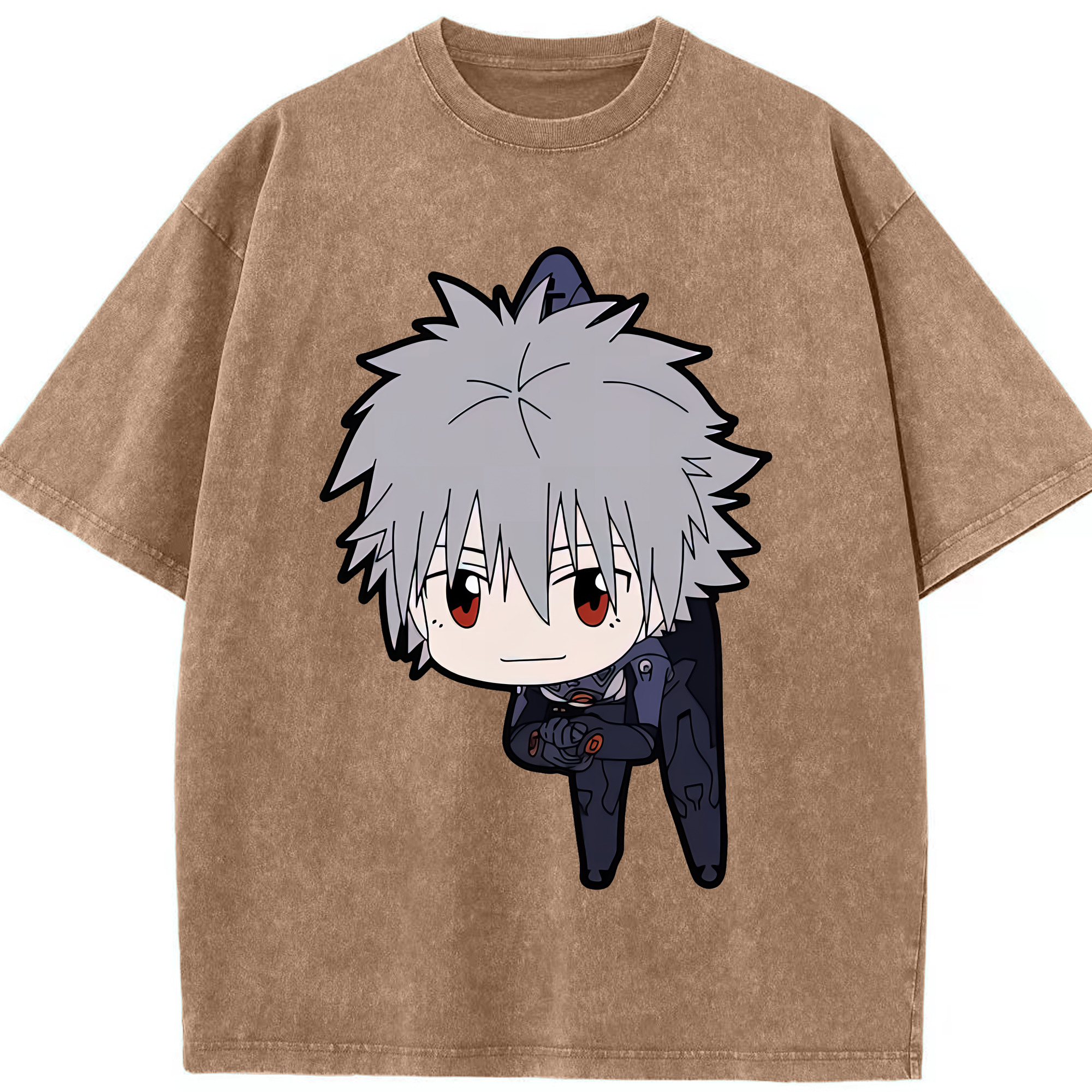 （画像用） EVA 新世紀エヴァンゲリオン 綿100% ヴィンテージ風 半袖Tシャツ（フロントプリント）