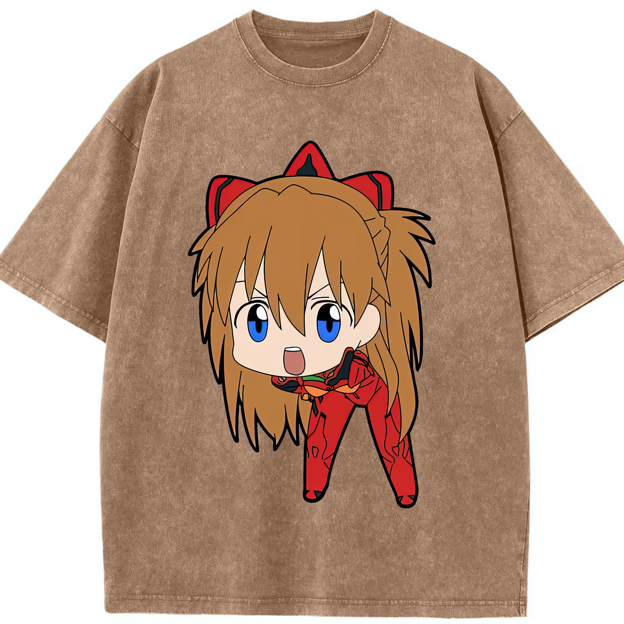 （画像用） EVA 新世紀エヴァンゲリオン 綿100% ヴィンテージ風 半袖Tシャツ（フロントプリント）