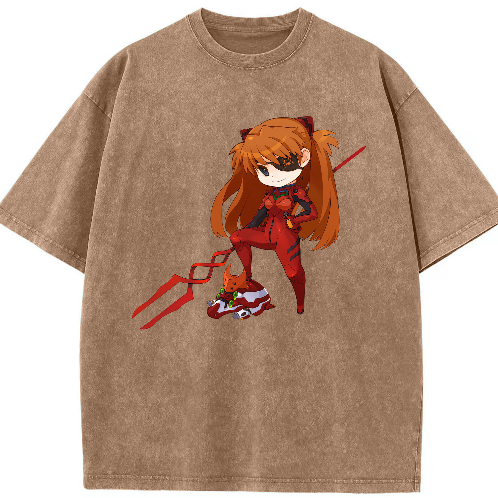 （画像用） EVA 新世紀エヴァンゲリオン 綿100% ヴィンテージ風 半袖Tシャツ（フロントプリント）