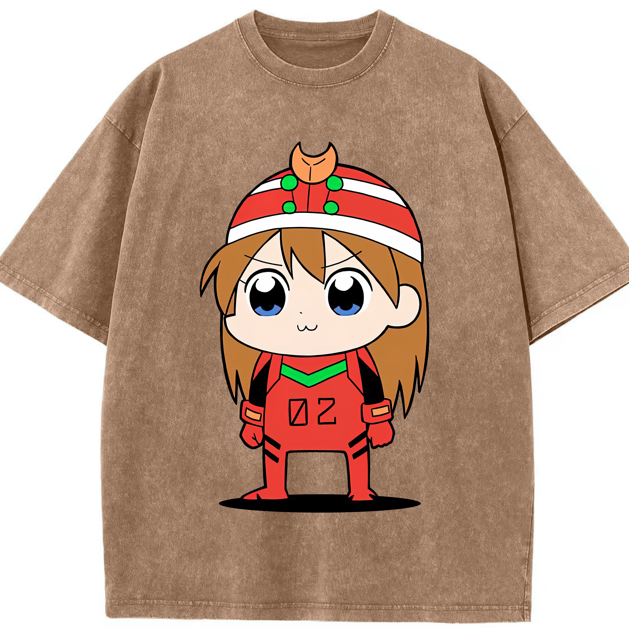 （画像用） EVA 新世紀エヴァンゲリオン 綿100% ヴィンテージ風 半袖Tシャツ（フロントプリント）