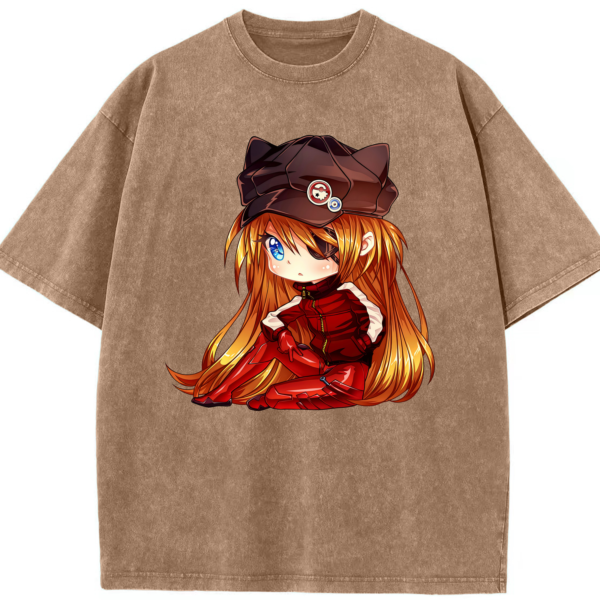 （画像用） EVA 新世紀エヴァンゲリオン 綿100% ヴィンテージ風 半袖Tシャツ（フロントプリント）