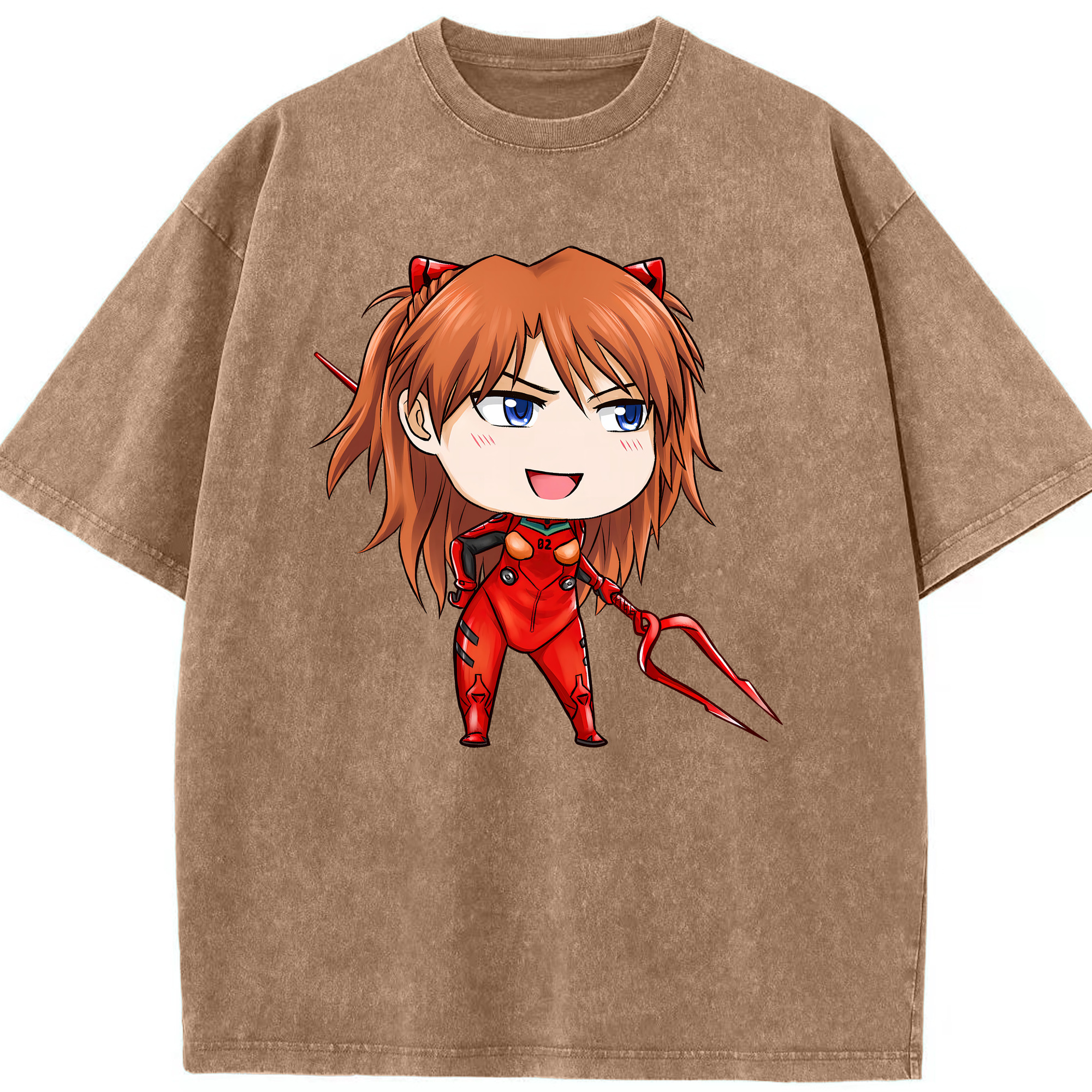 （画像用） EVA 新世紀エヴァンゲリオン 綿100% ヴィンテージ風 半袖Tシャツ（フロントプリント）