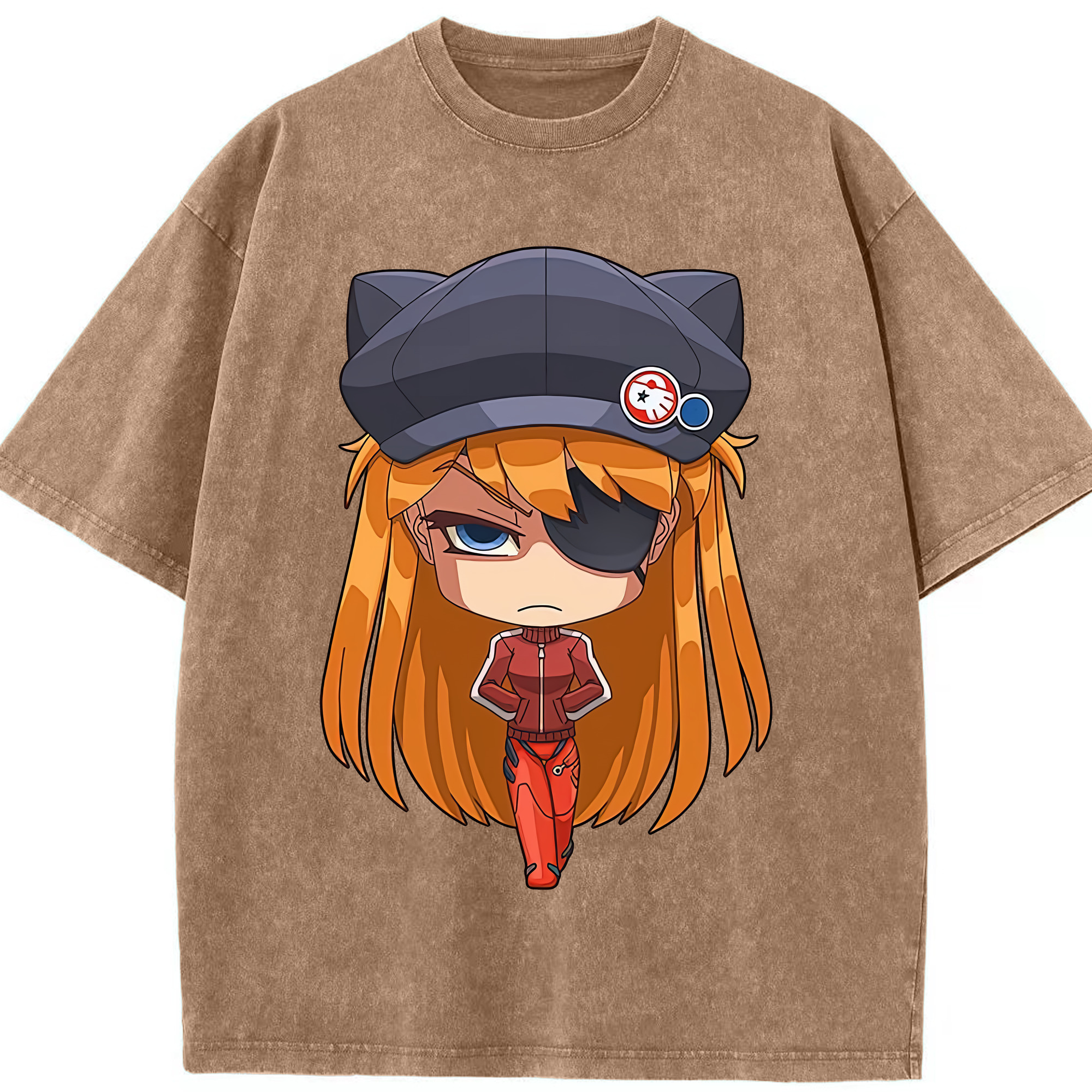 （画像用） EVA 新世紀エヴァンゲリオン 綿100% ヴィンテージ風 半袖Tシャツ（フロントプリント）