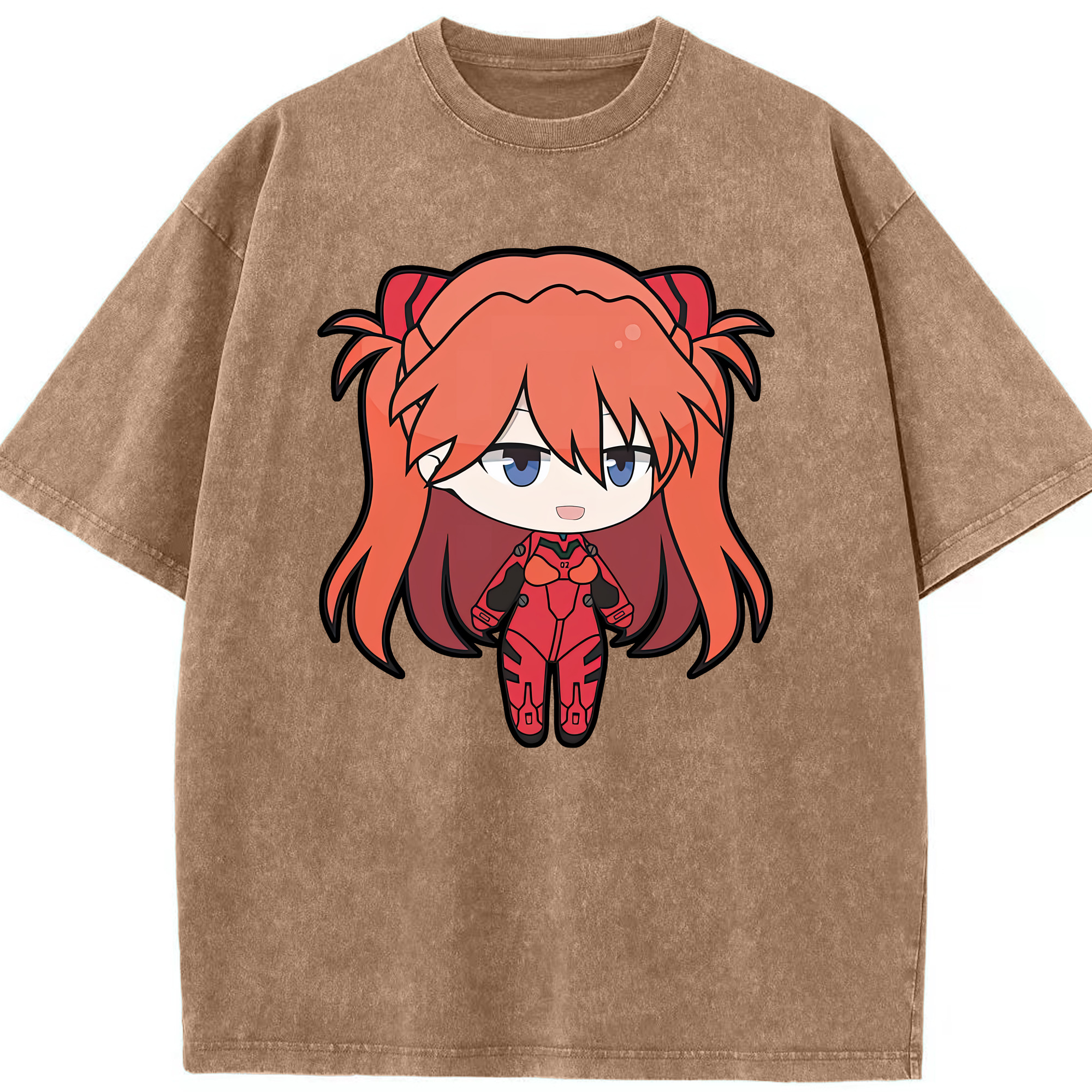 （画像用） EVA 新世紀エヴァンゲリオン 綿100% ヴィンテージ風 半袖Tシャツ（フロントプリント）