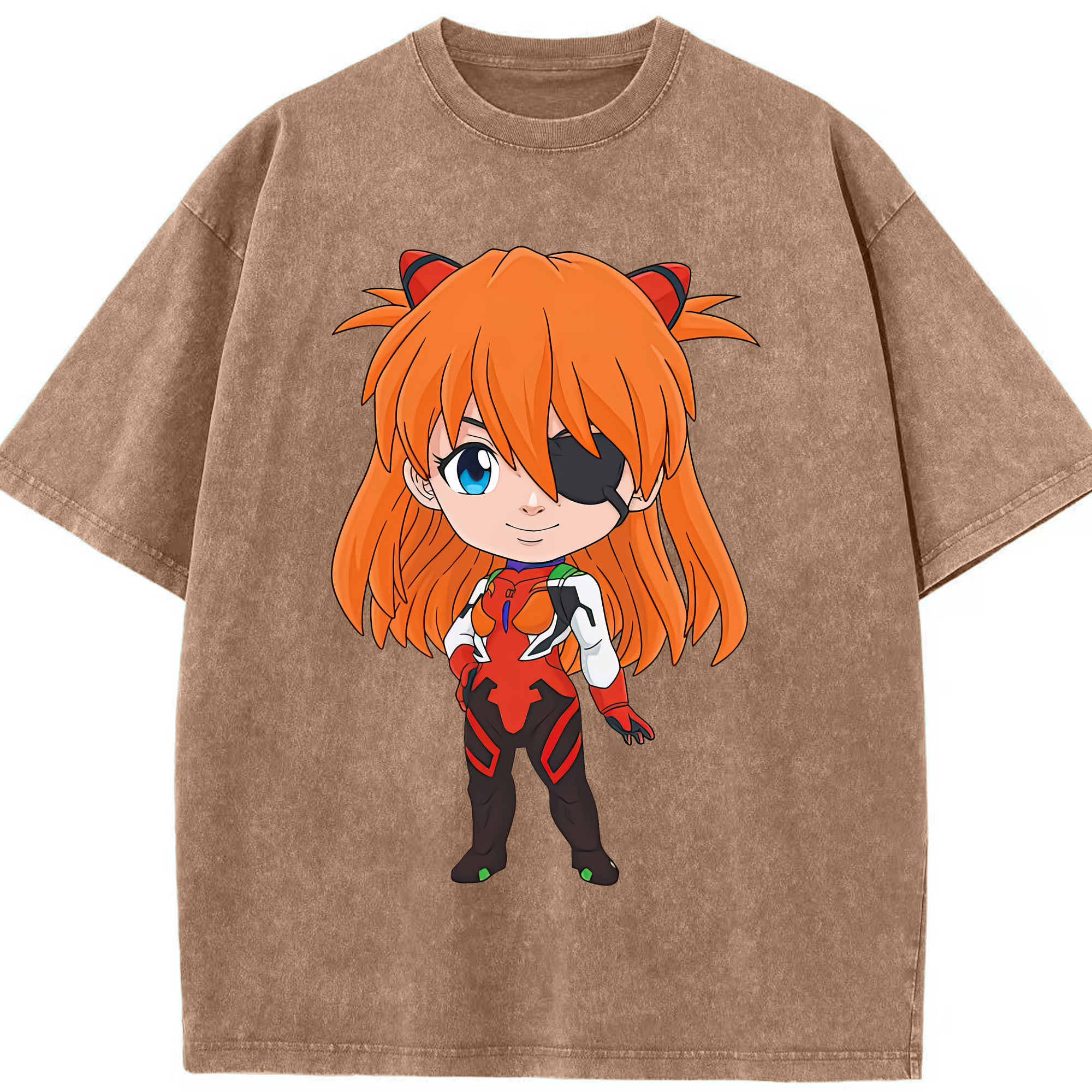 （画像用） EVA 新世紀エヴァンゲリオン 綿100% ヴィンテージ風 半袖Tシャツ（フロントプリント）